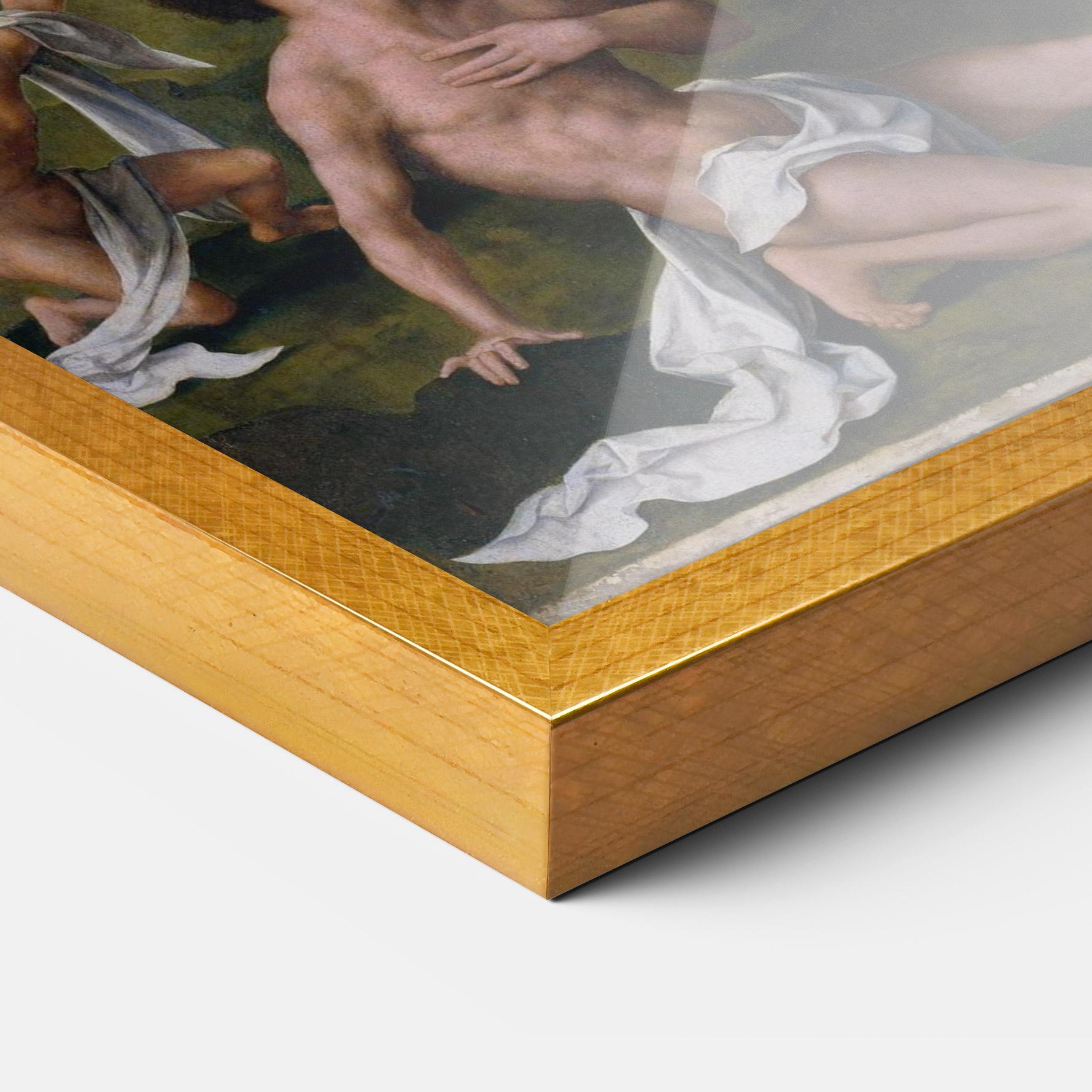 Keretezett Poszter Powerful God mockup 3