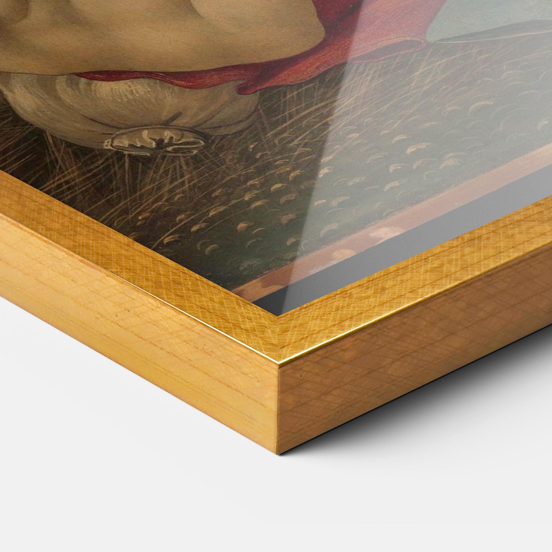 Keretezett Poszter Praying For Baby mockup 3