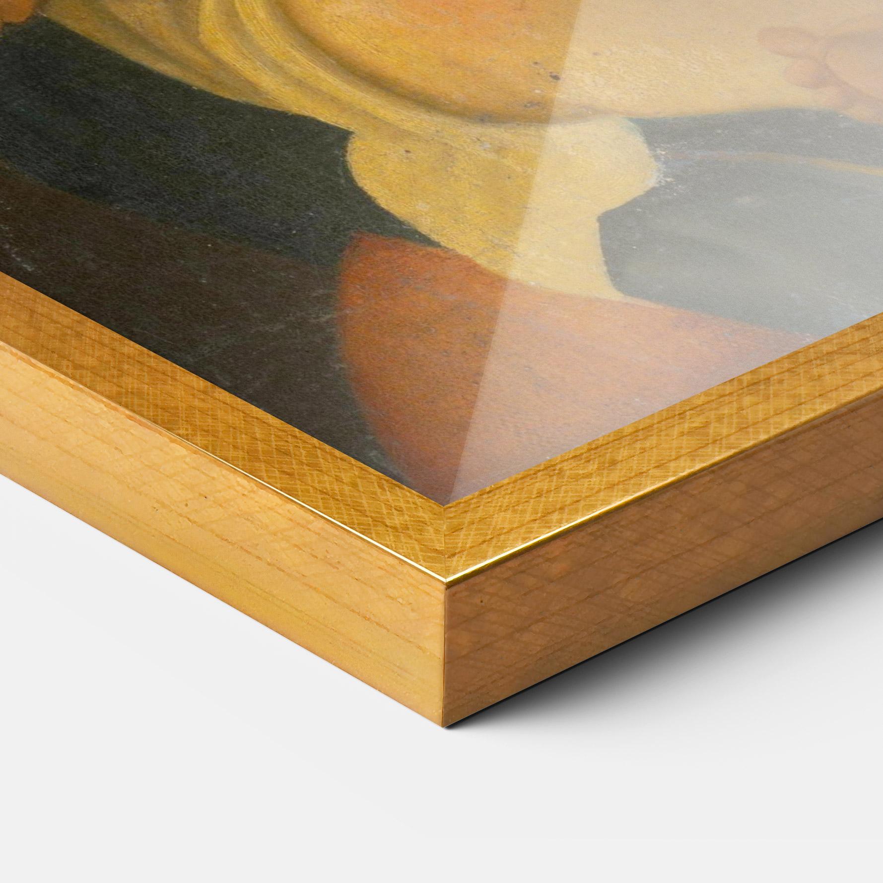 Keretezett Poszter Yellow Light Baby mockup 3