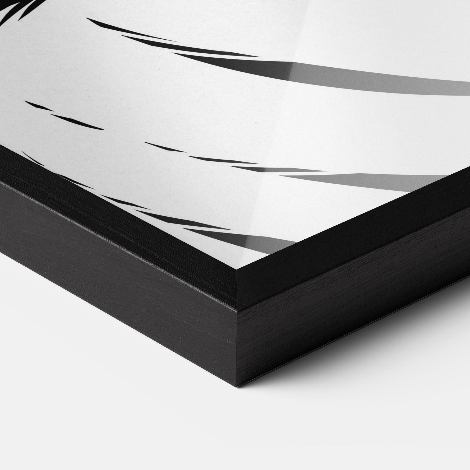 Keretezett Poszter Black White Jesus mockup 3