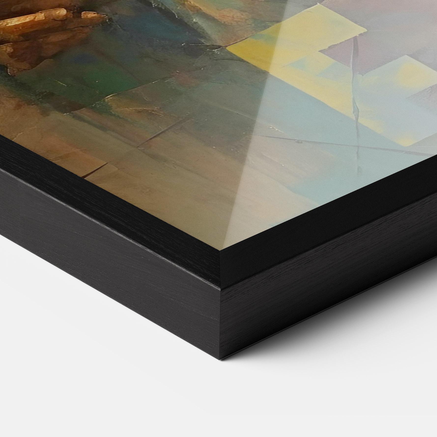 Keretezett Poszter Christ Painting Art mockup 3