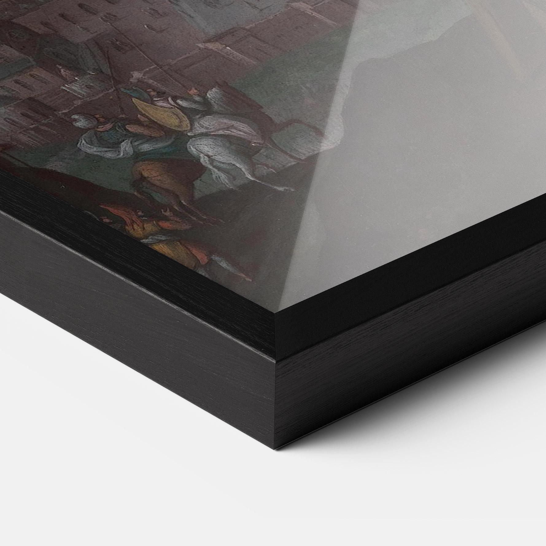 Keretezett Poszter Dark Cloud Jesus mockup 3