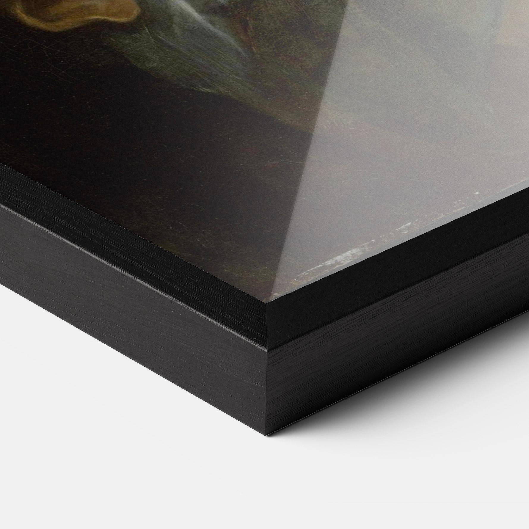 Keretezett Poszter Looking At Baby mockup 3