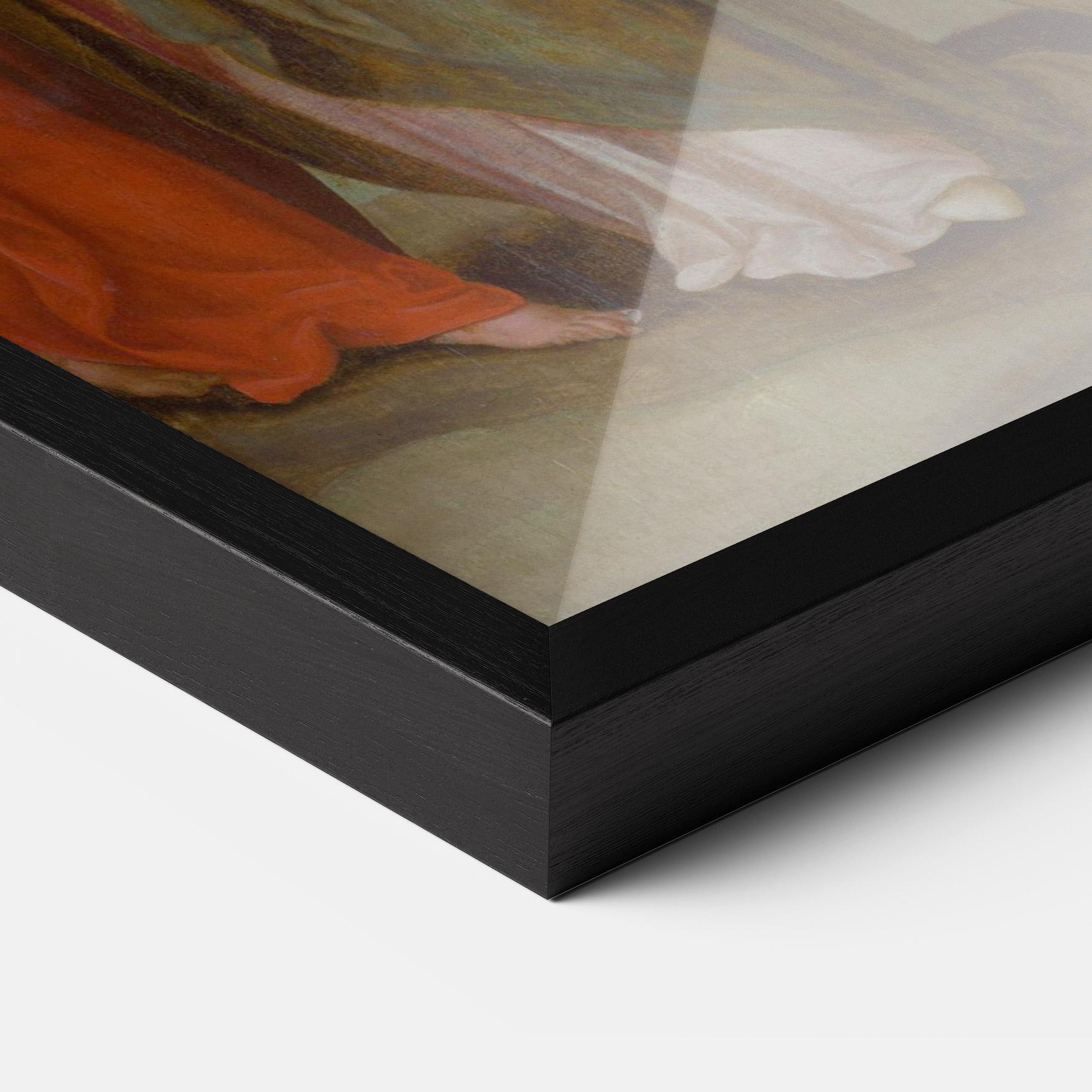 Keretezett Poszter Old Cross Jesus mockup 3