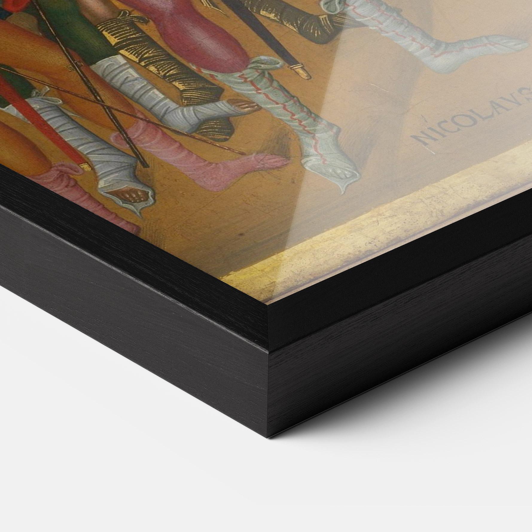 Keretezett Poszter Walking With Cross mockup 3