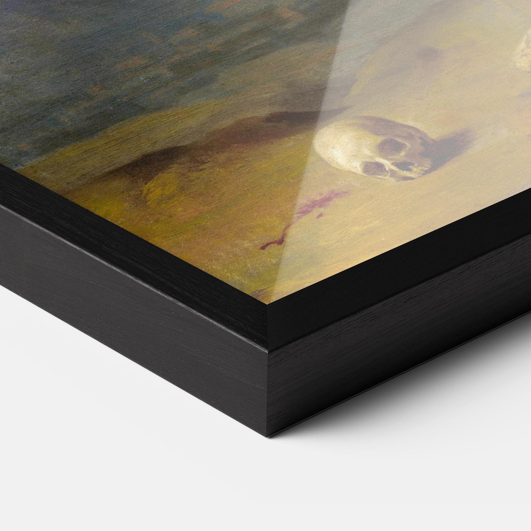 Keretezett Poszter Yellow Cross mockup 3