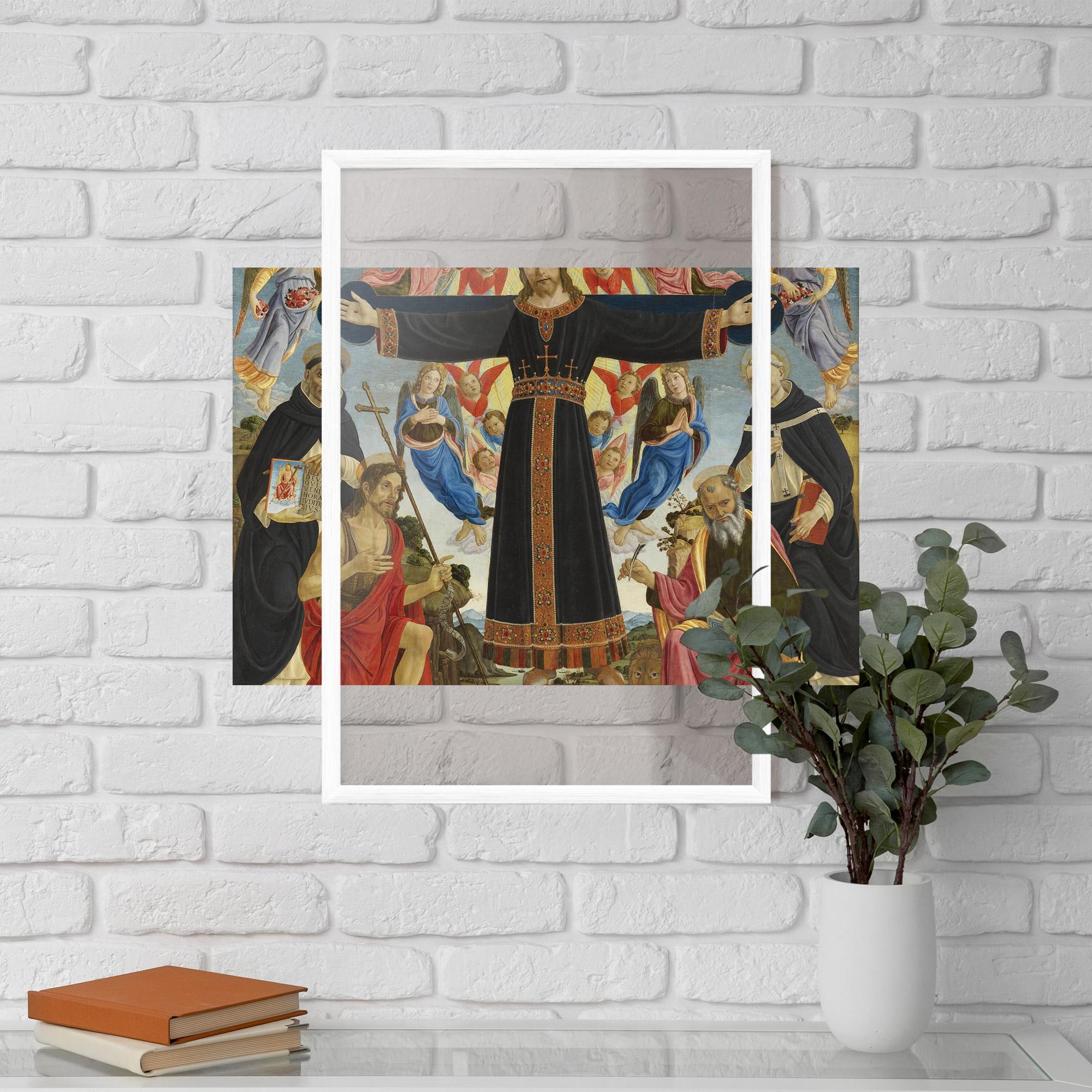 Keretezett Poszter Open Divine Arms mockup 5