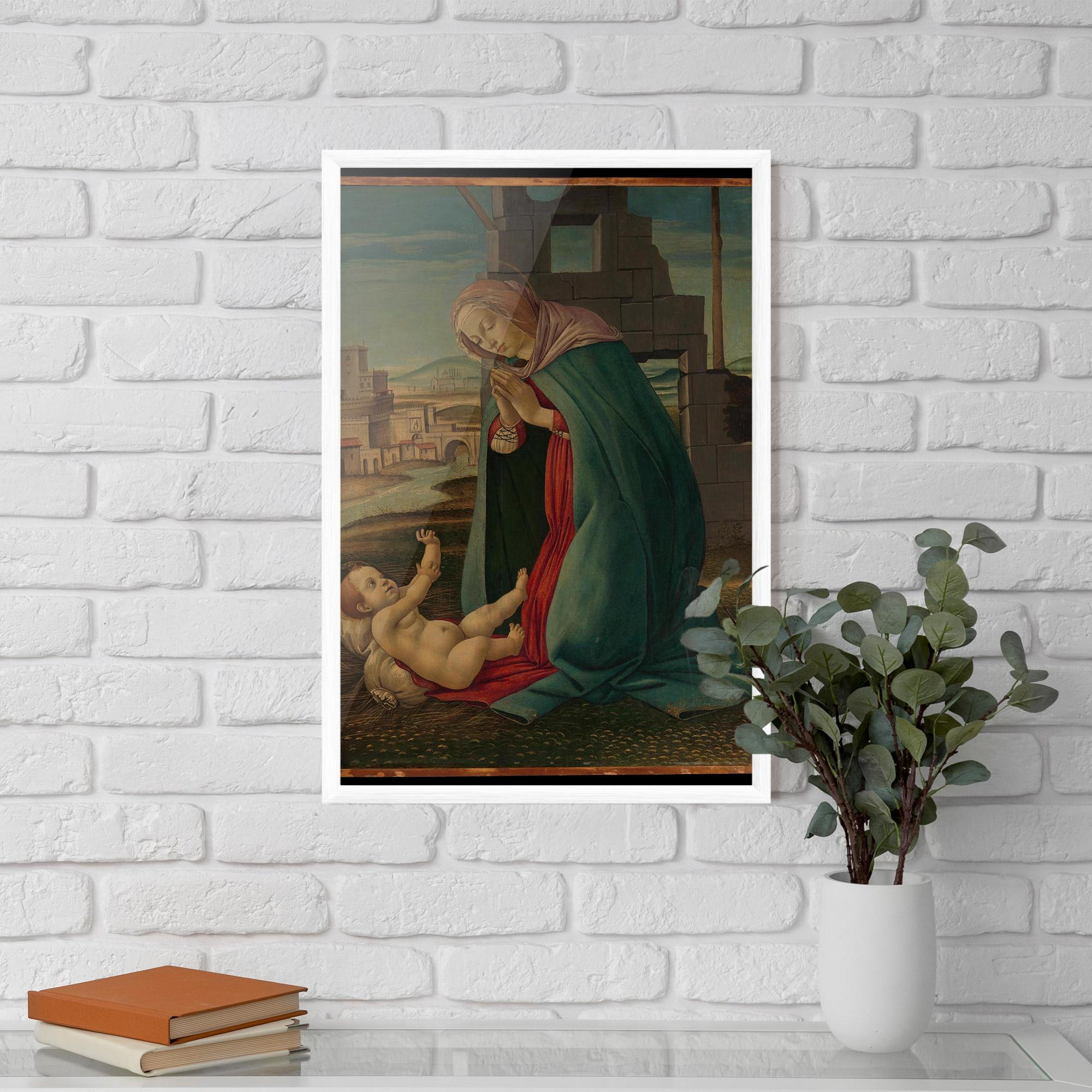 Keretezett Poszter Praying For Baby mockup 5