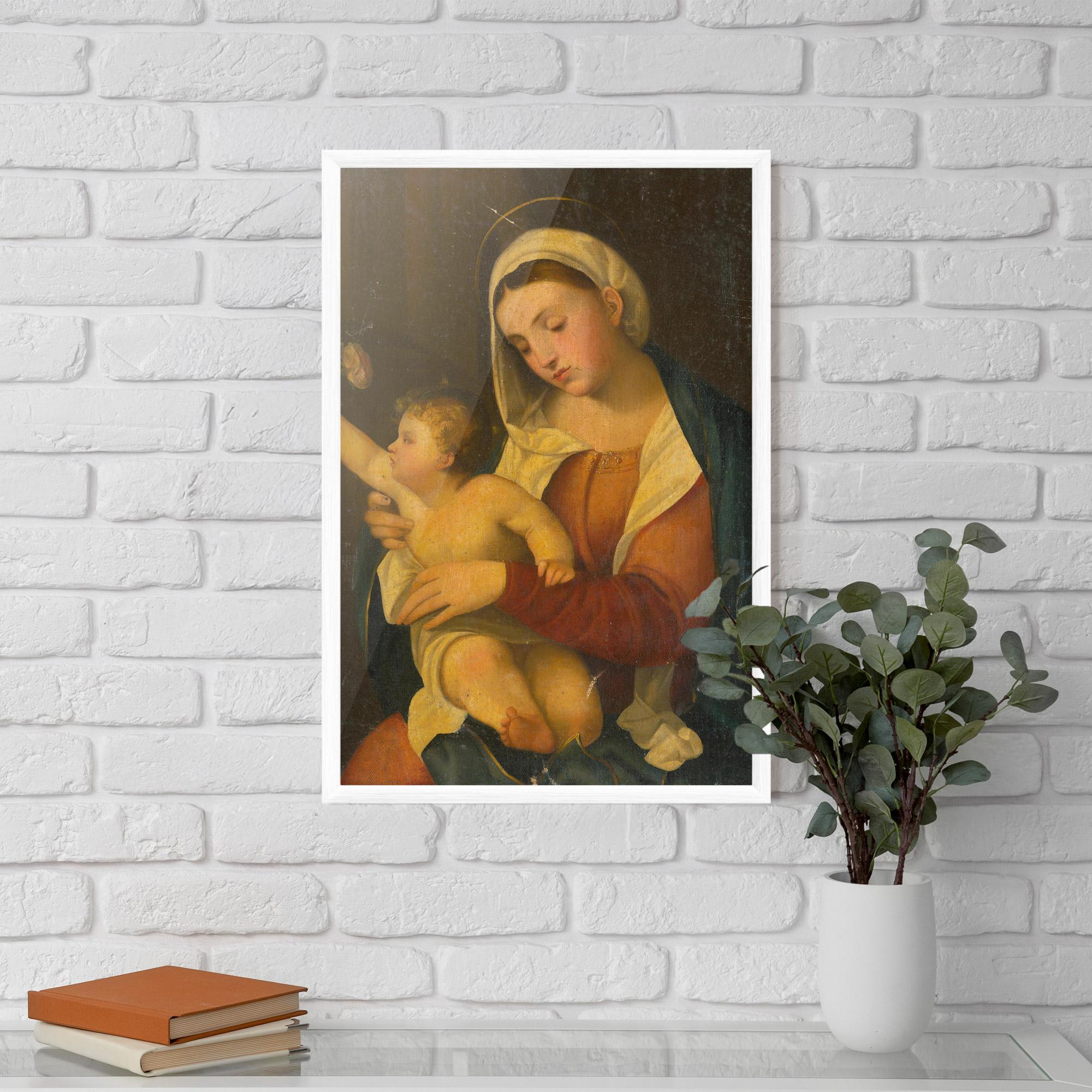 Keretezett Poszter Yellow Light Baby mockup 5