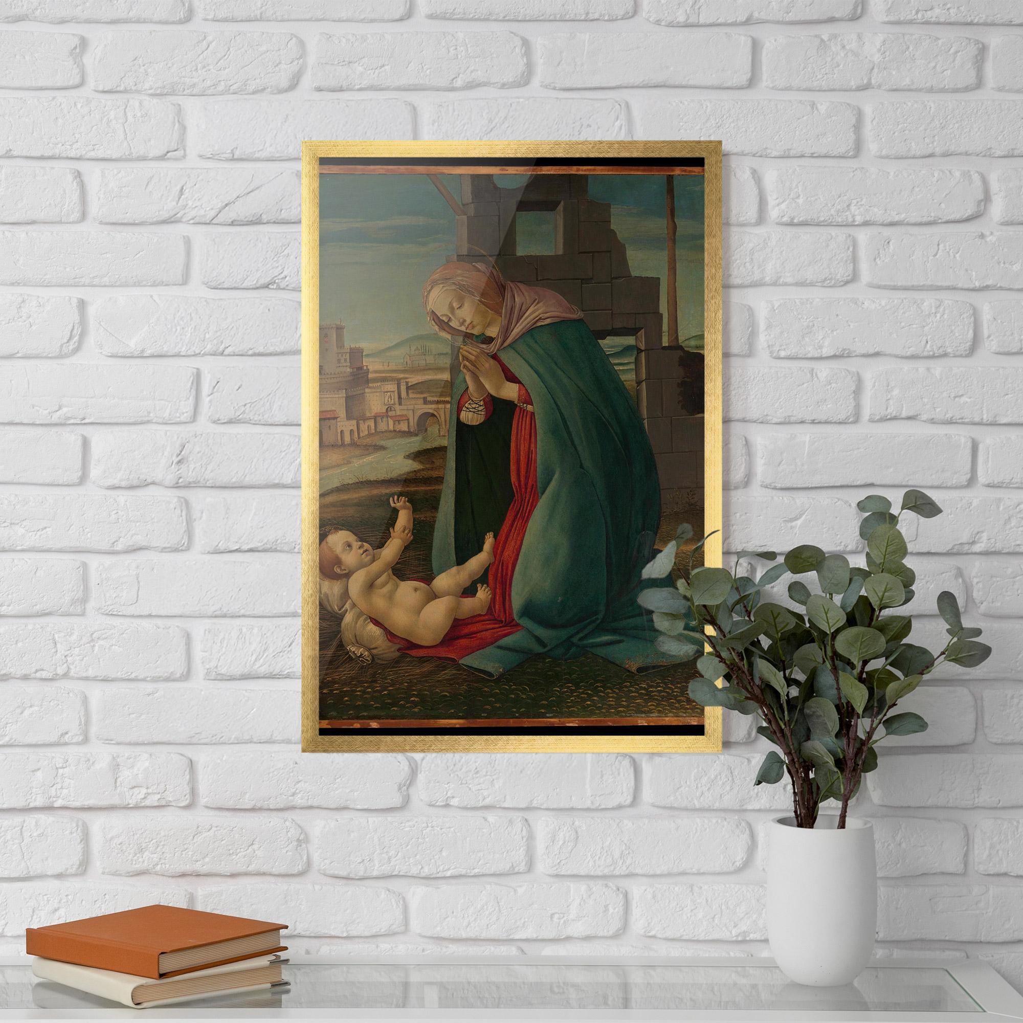 Keretezett Poszter Praying For Baby mockup 5