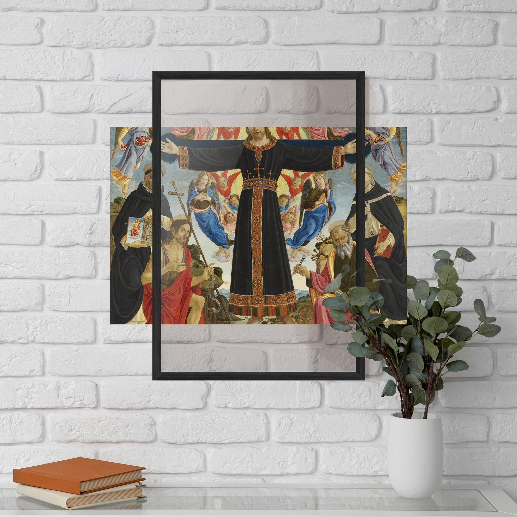 Keretezett Poszter Open Divine Arms mockup 5