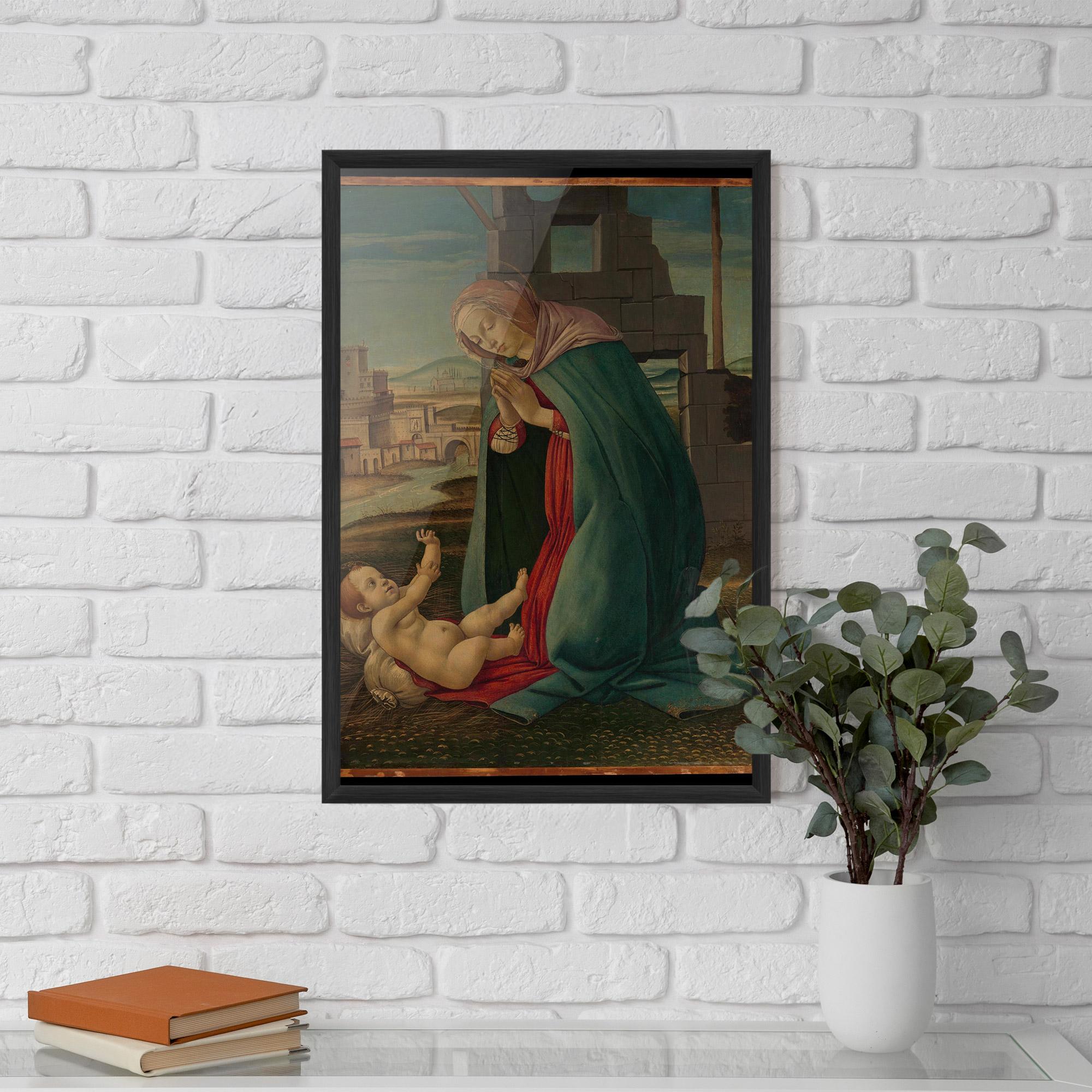 Keretezett Poszter Praying For Baby mockup 5