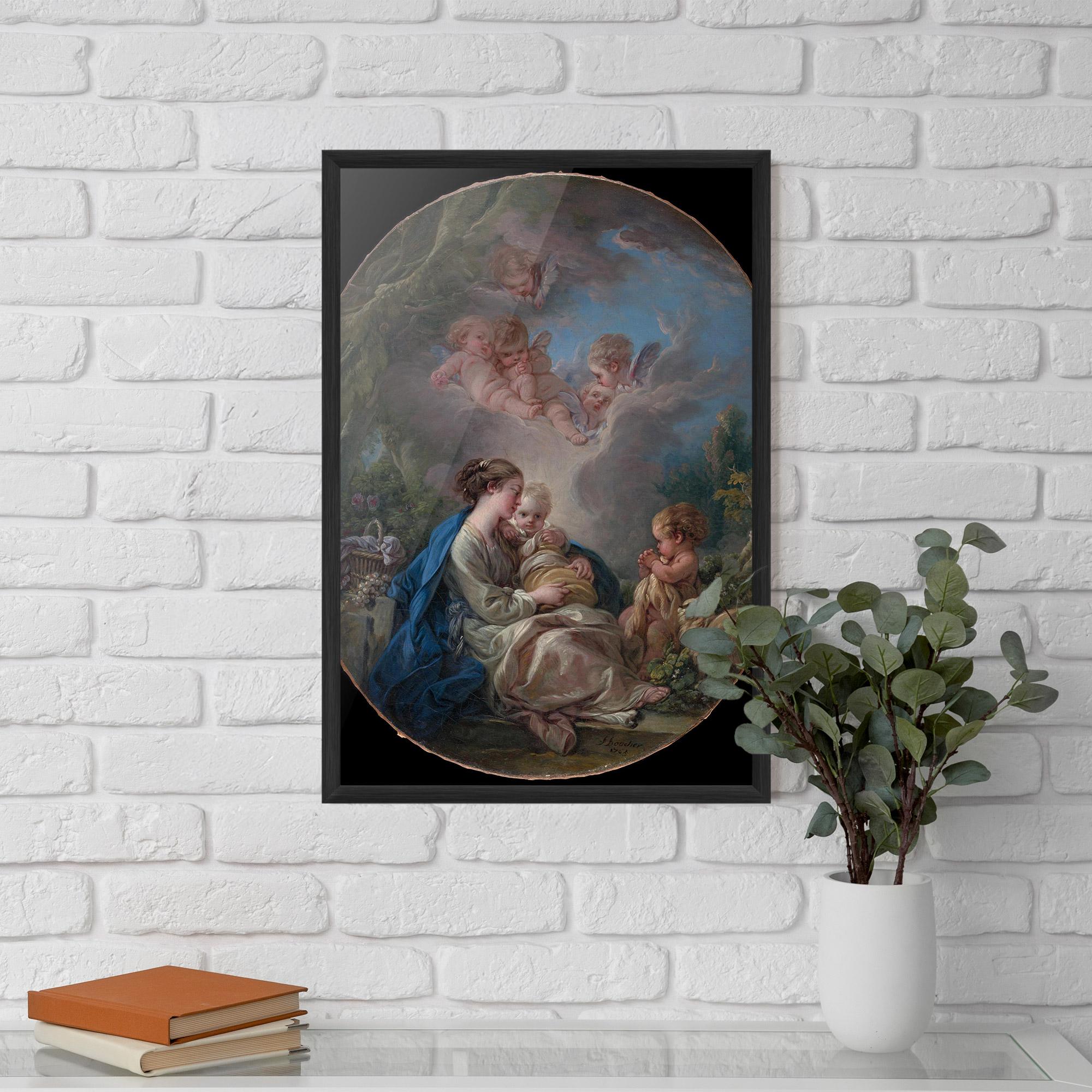 Keretezett Poszter Religious Circle mockup 5