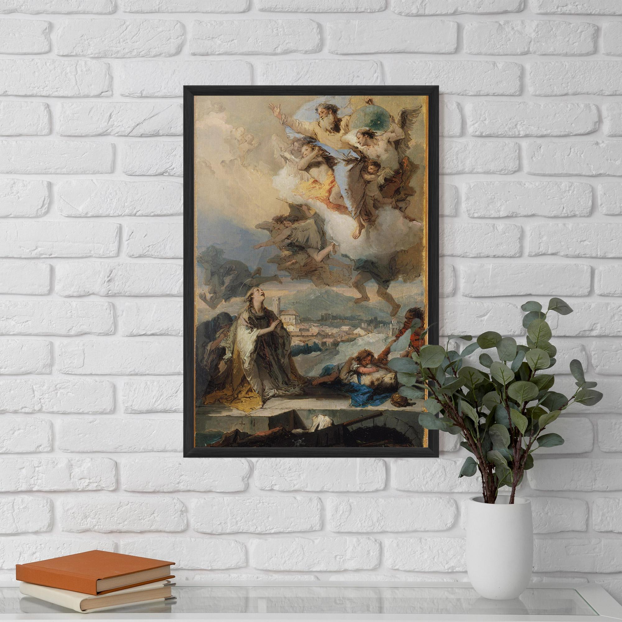 Keretezett Poszter Sky Angel Art mockup 5