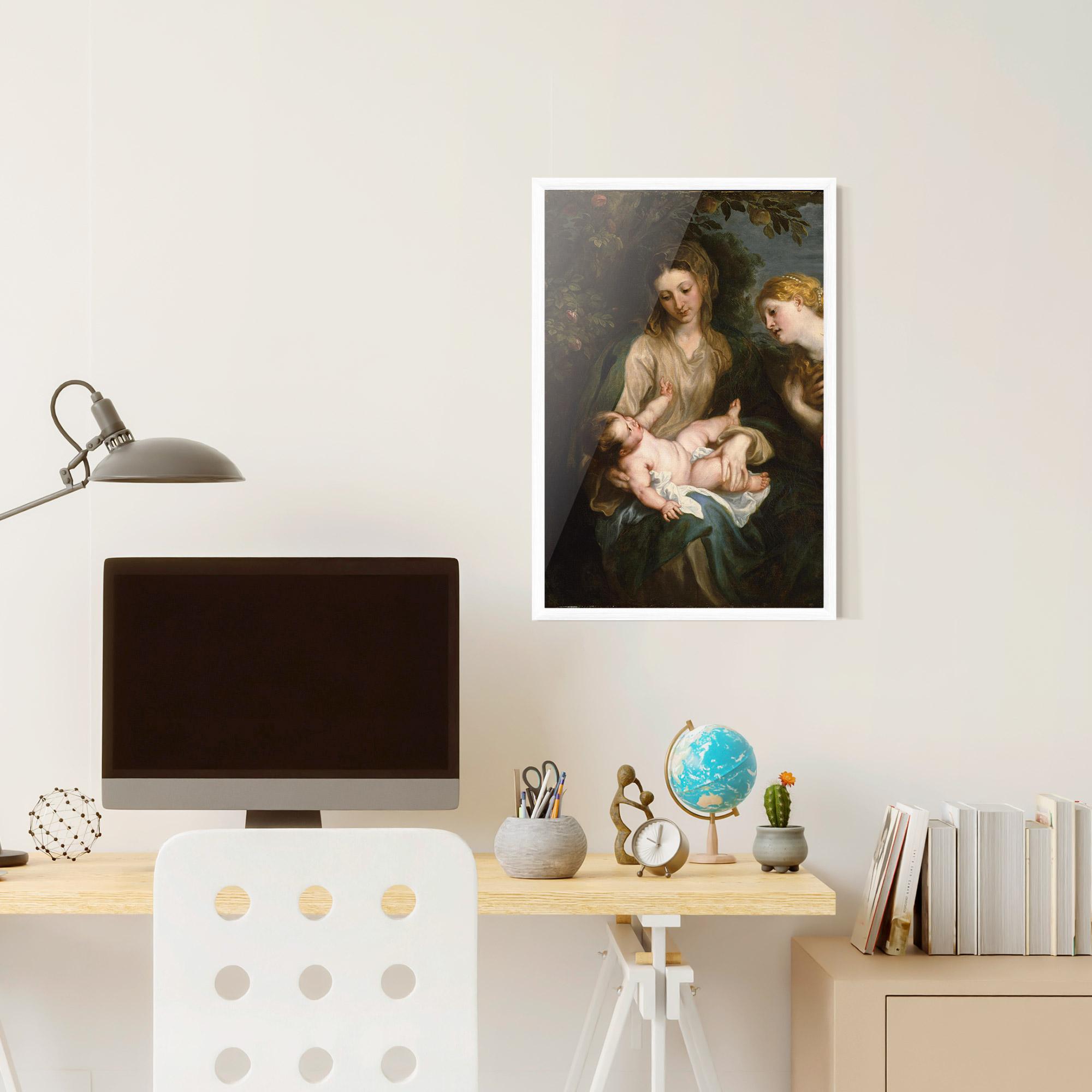 Keretezett Poszter Looking At Baby mockup 6