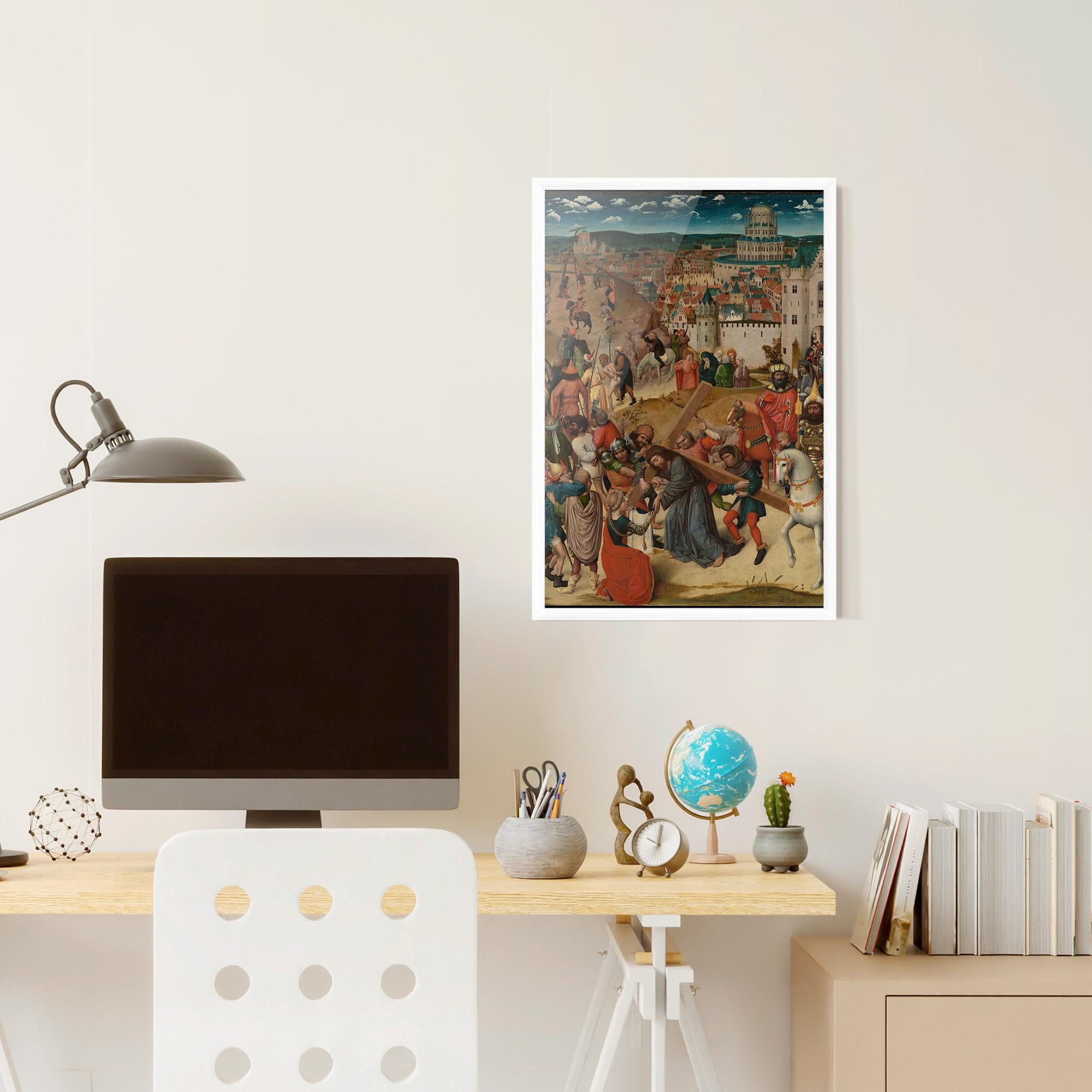 Keretezett Poszter People Holding Cross mockup 6