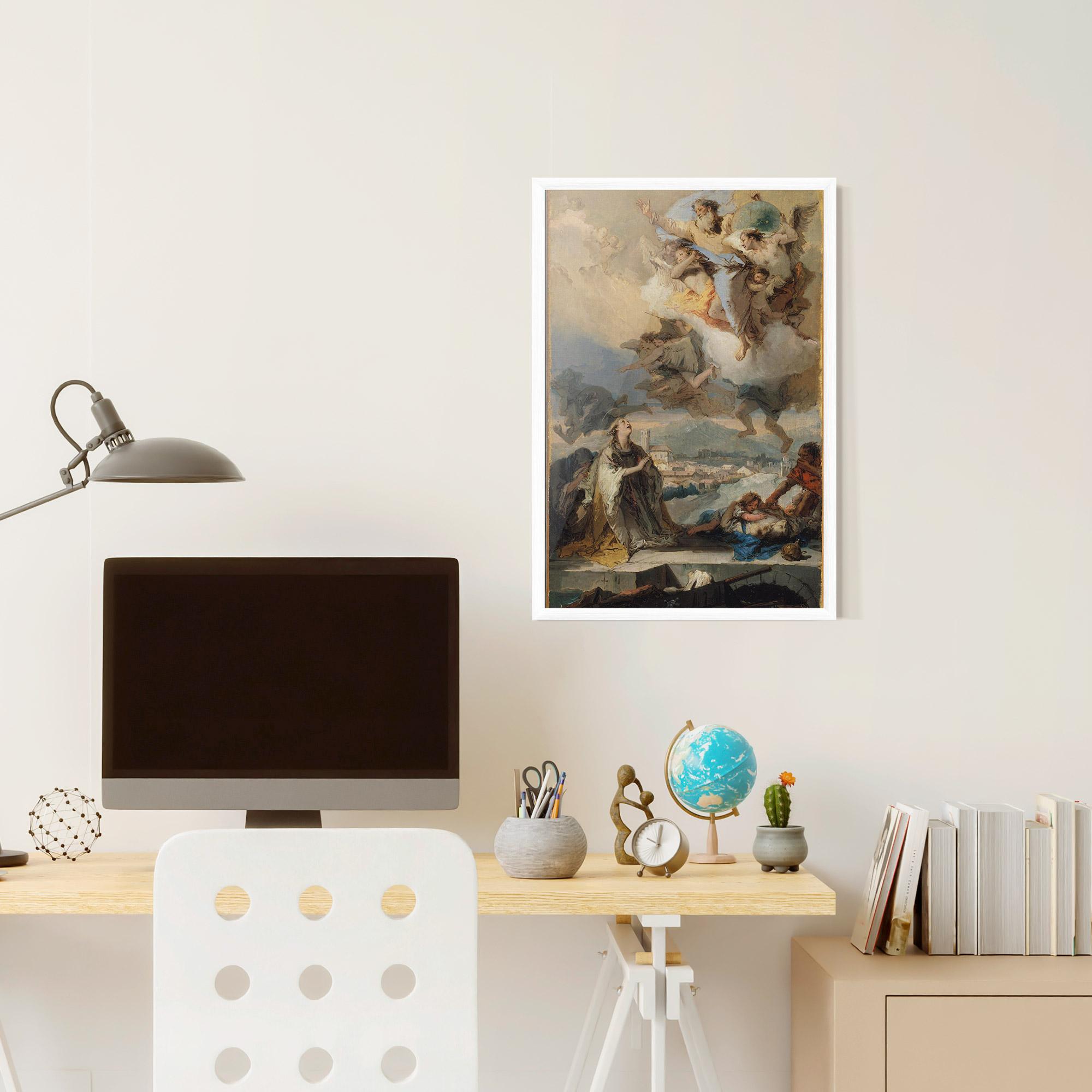 Keretezett Poszter Sky Angel Art mockup 6