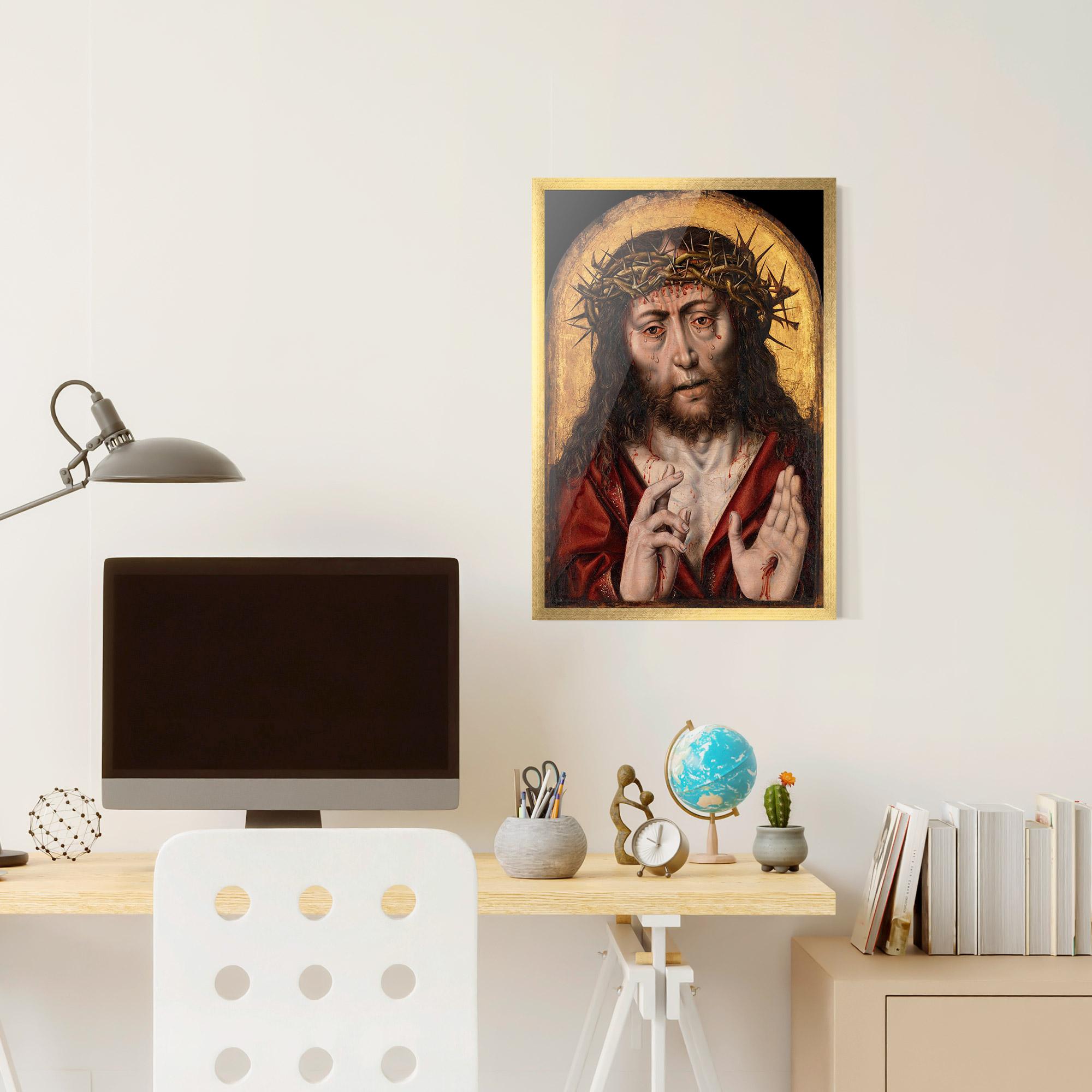 Keretezett Poszter Blood Hand Jesus mockup 6