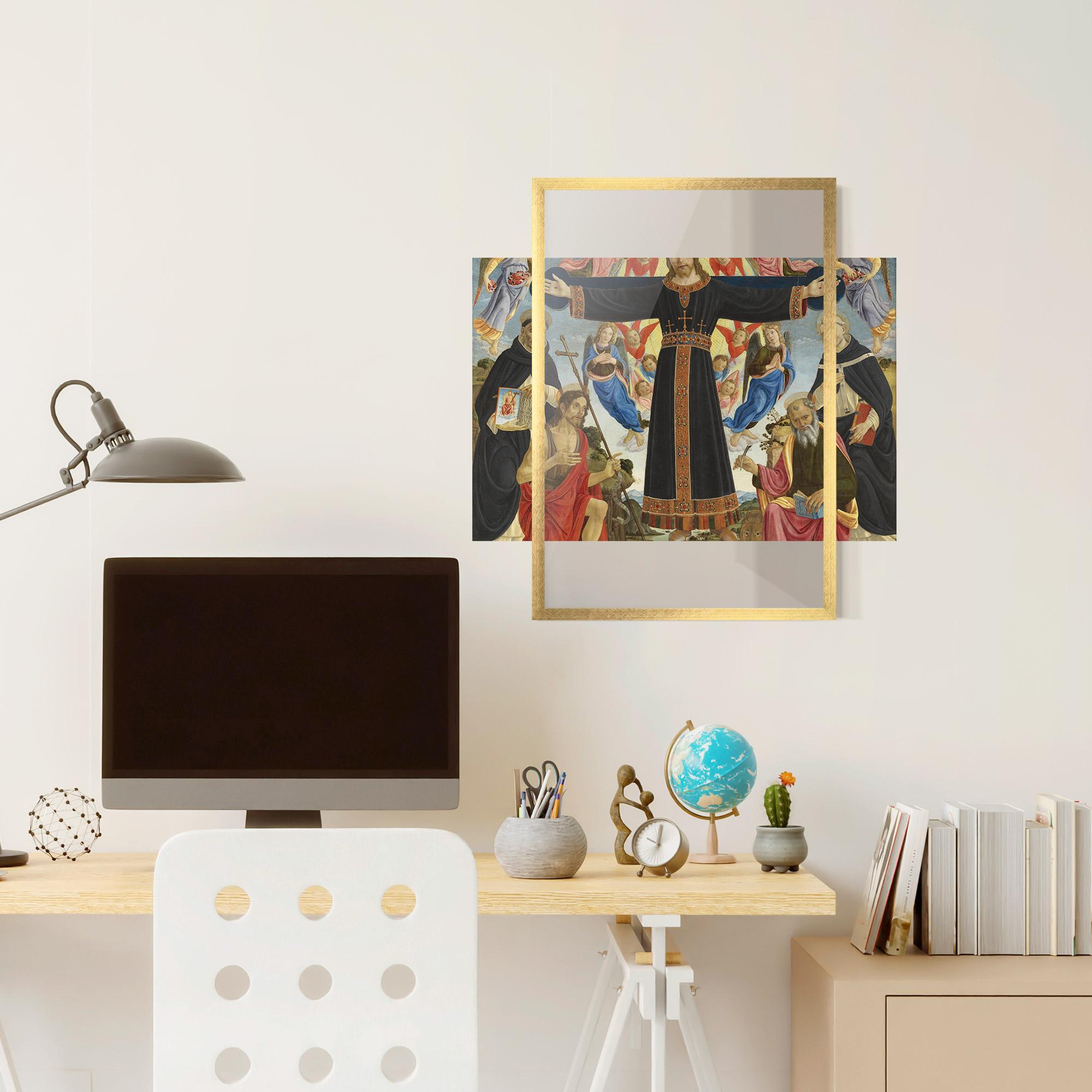 Keretezett Poszter Open Divine Arms mockup 6