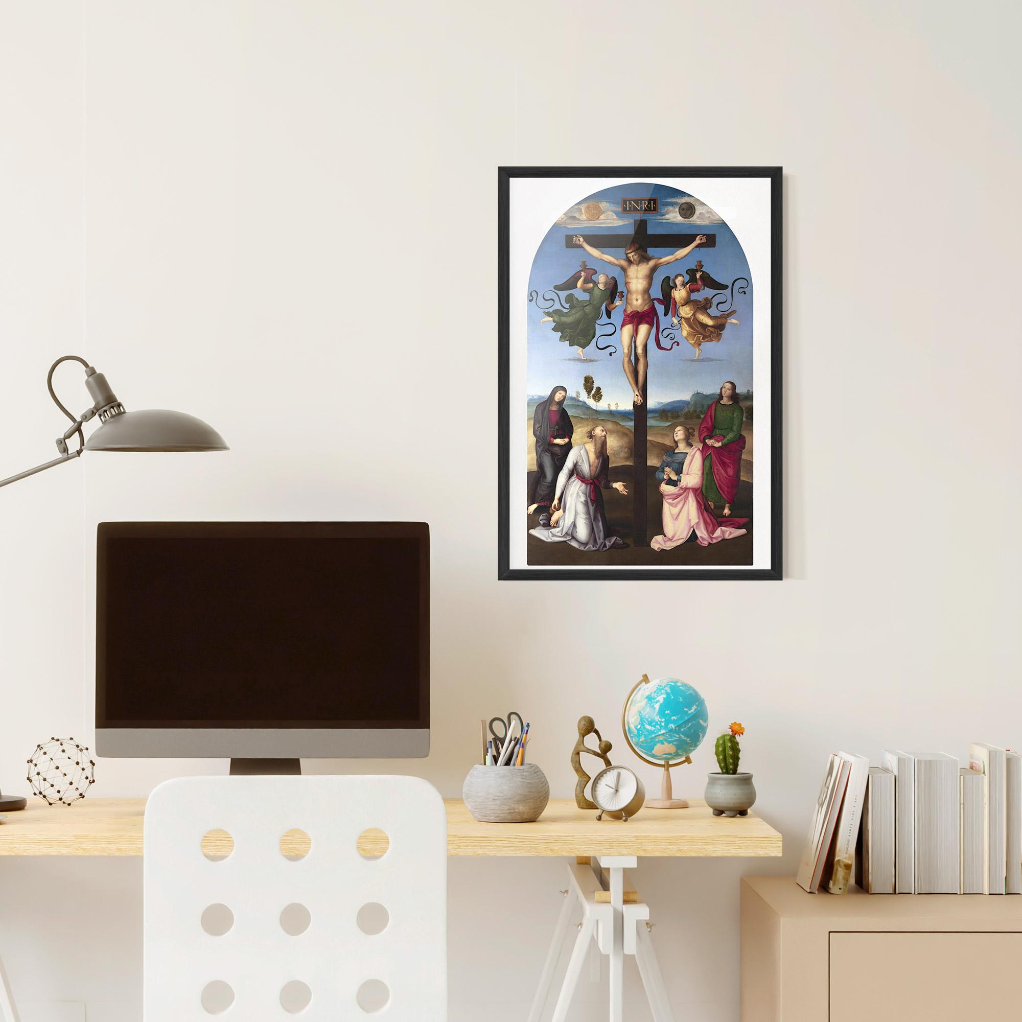 Keretezett Poszter Blue Sky Jesus mockup 6