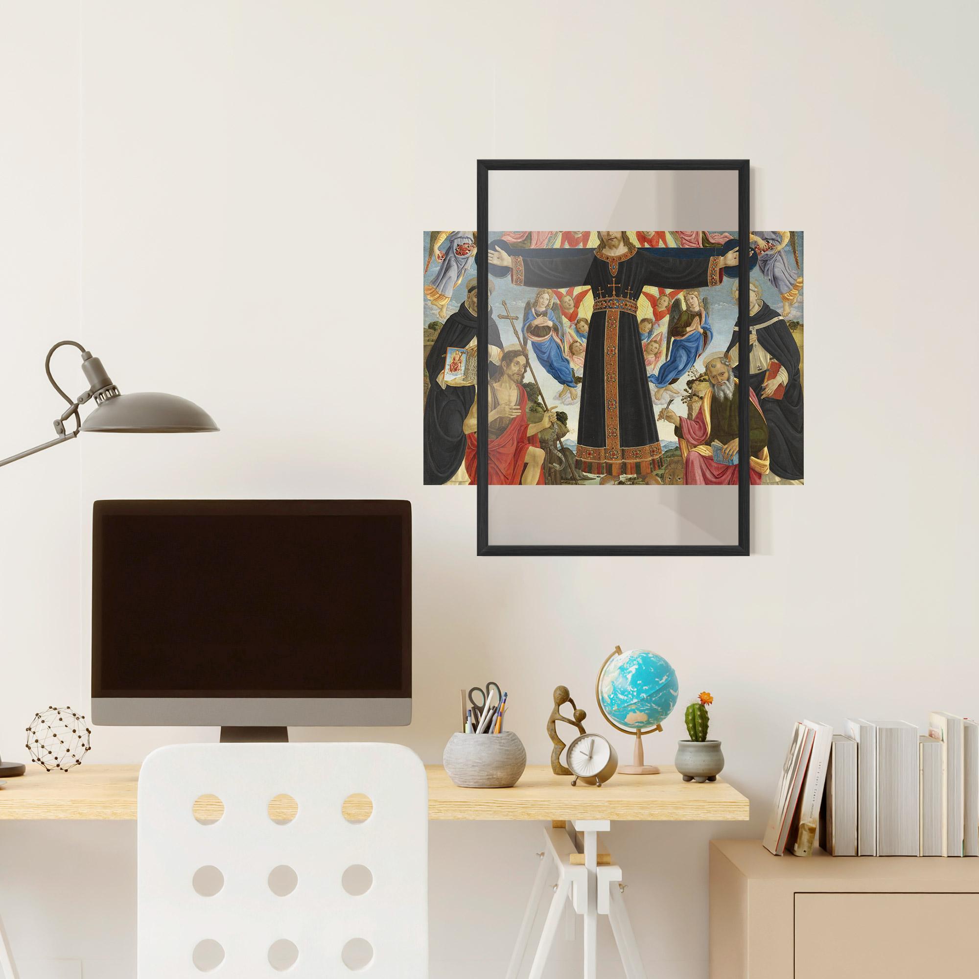 Keretezett Poszter Open Divine Arms mockup 6