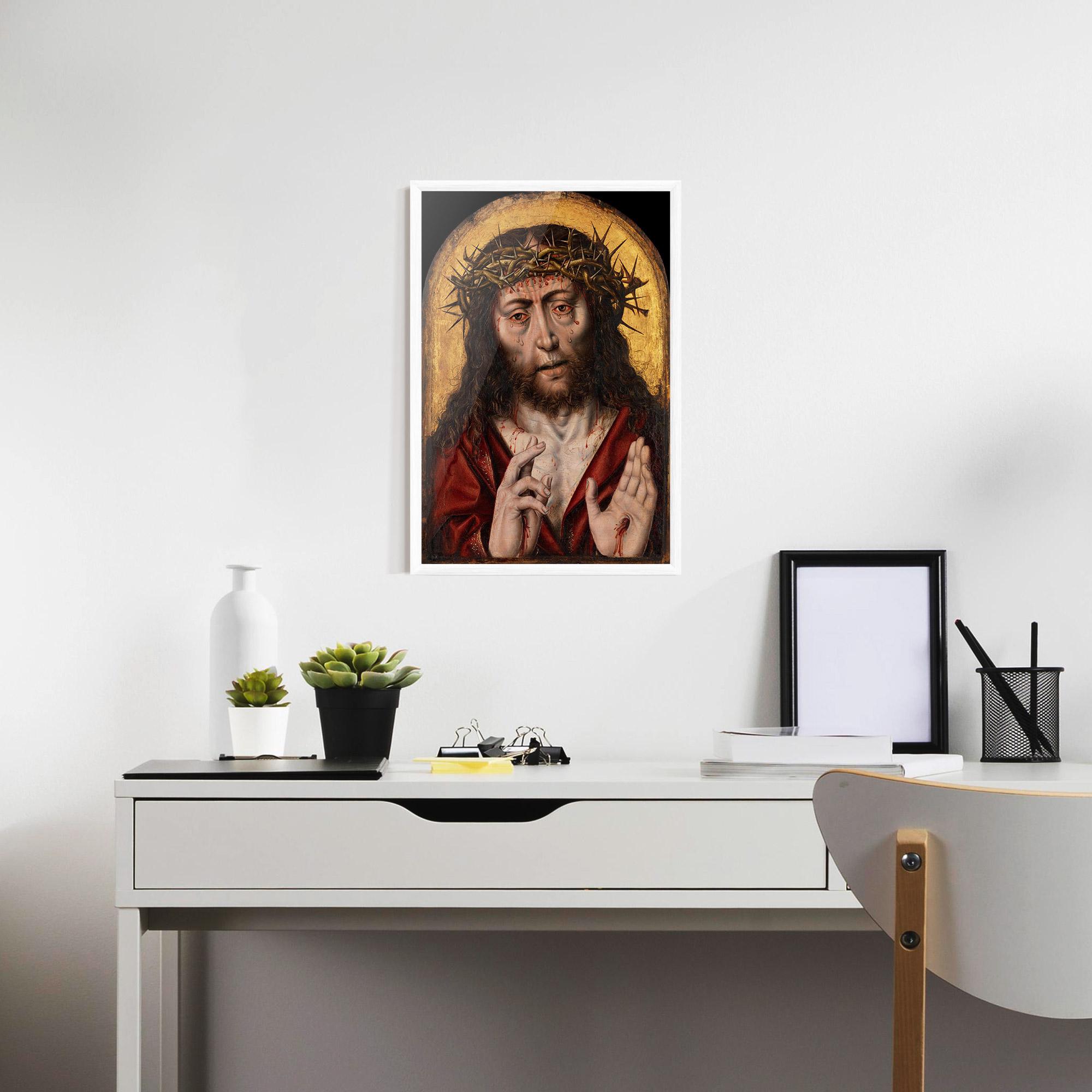Keretezett Poszter Blood Hand Jesus mockup 7