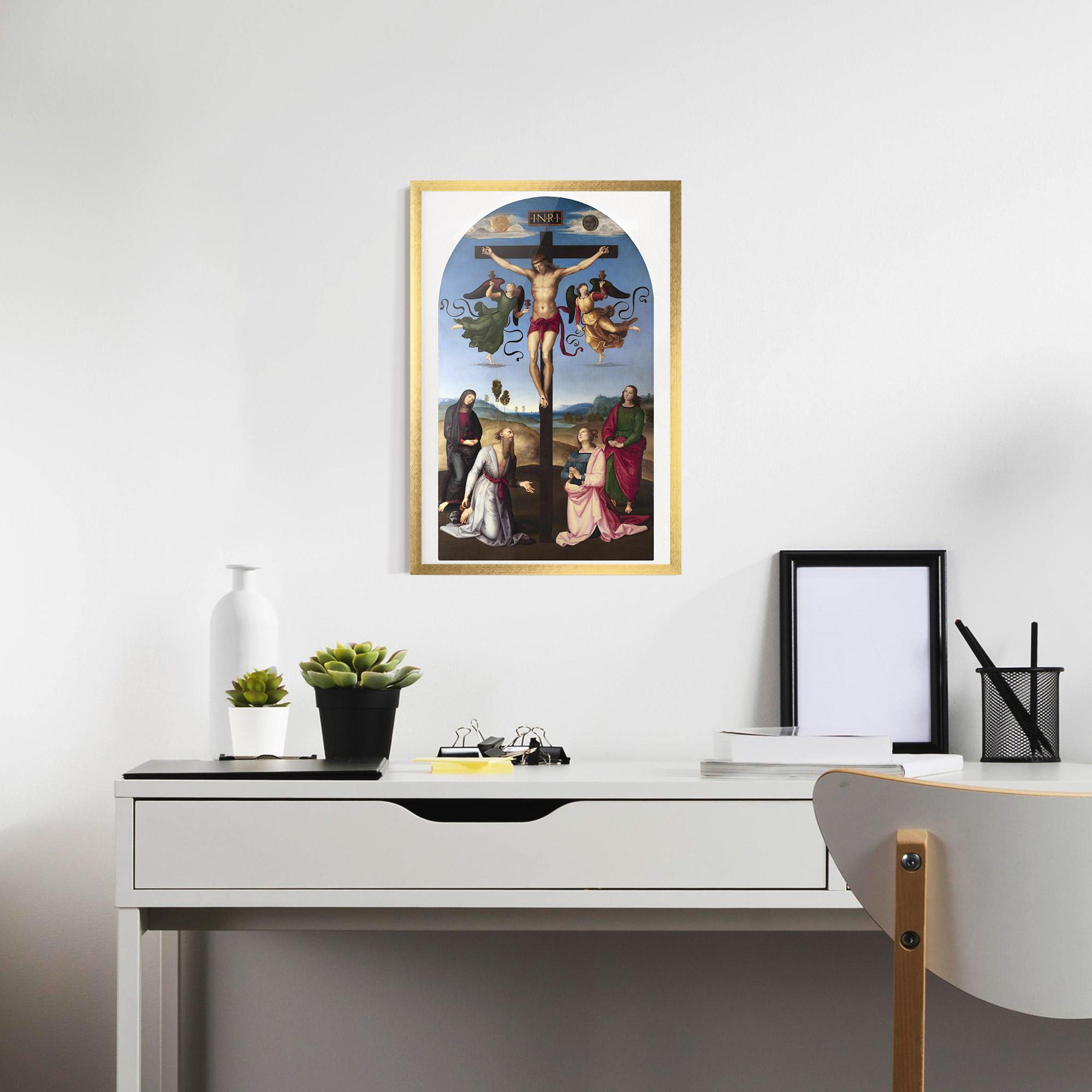 Keretezett Poszter Blue Sky Jesus mockup 7