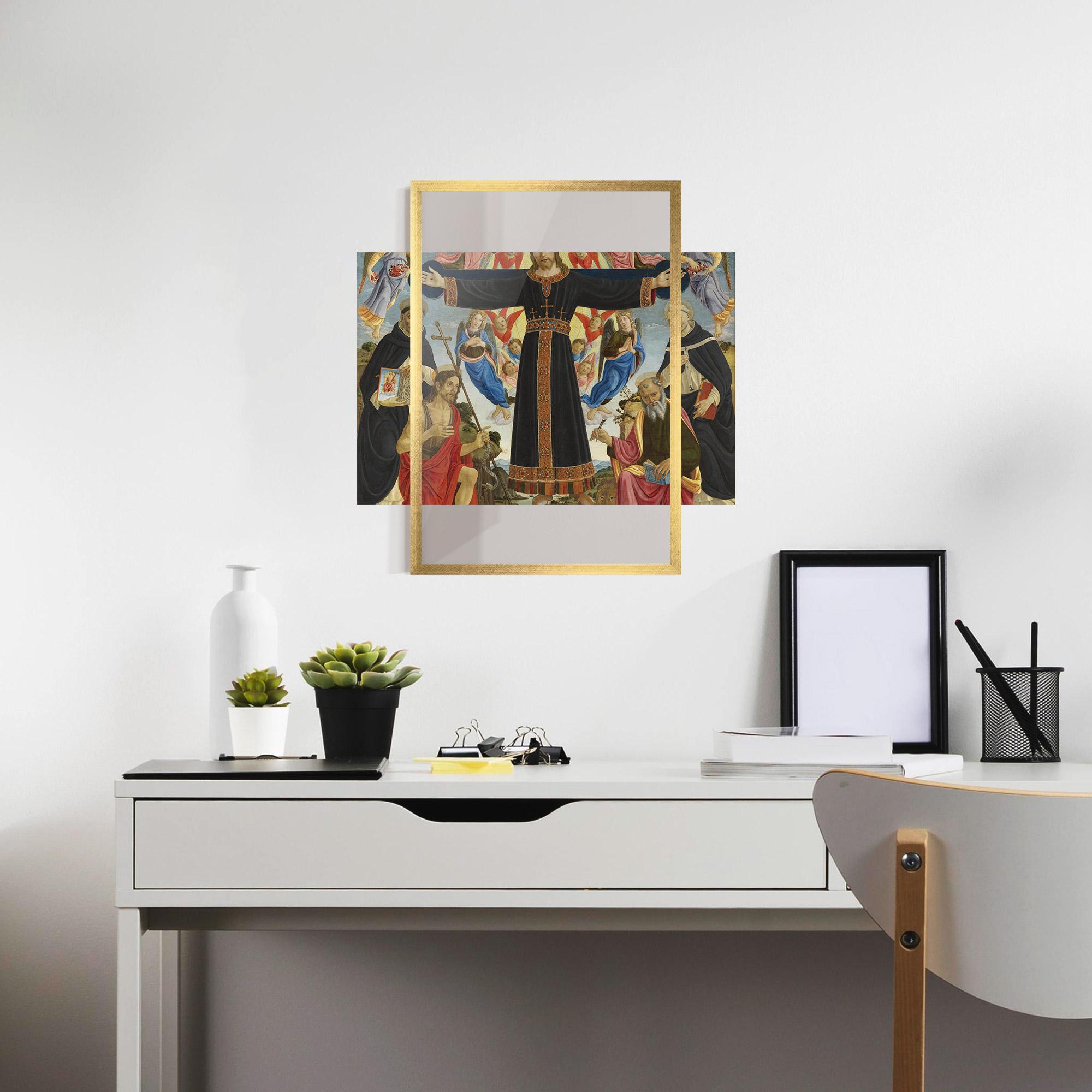 Keretezett Poszter Open Divine Arms mockup 7