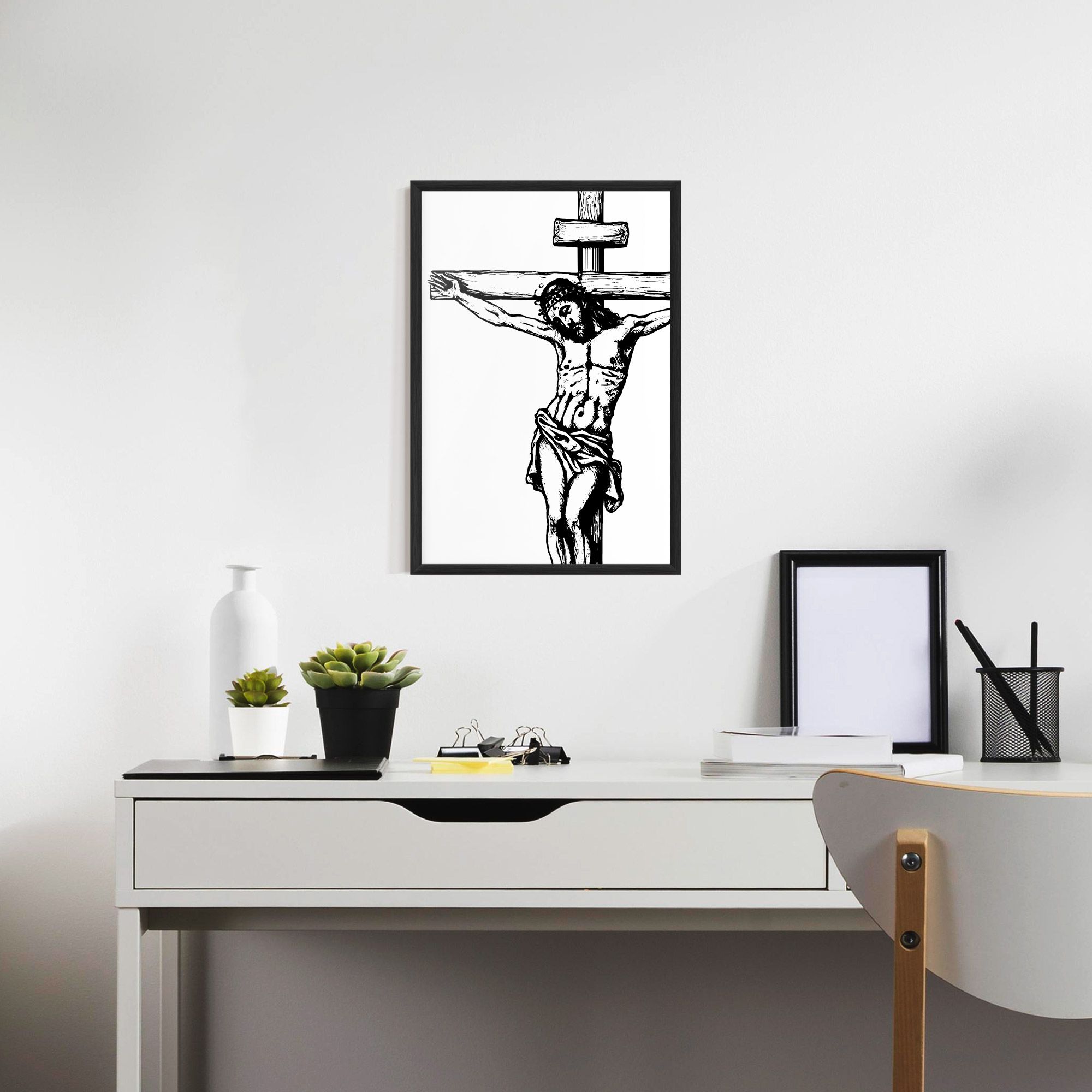Jesus Black Line mockup 7