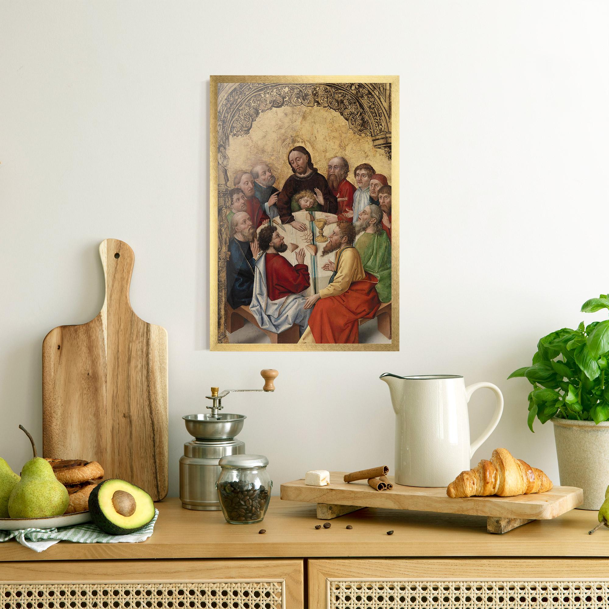 Keretezett Poszter Old Religious Art mockup 8