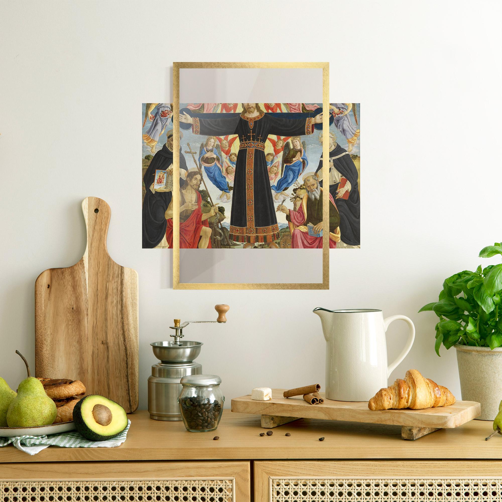 Keretezett Poszter Open Divine Arms mockup 8