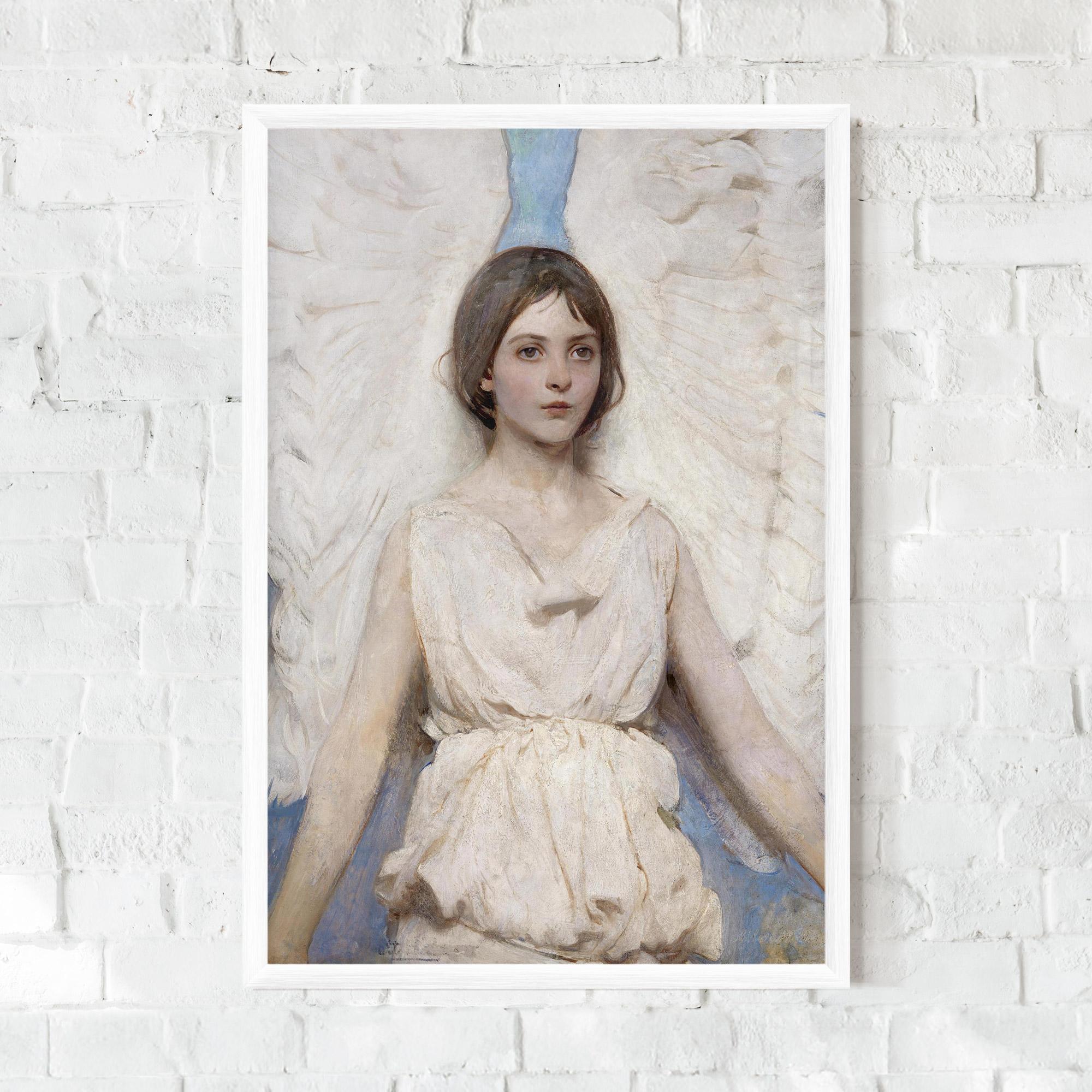 Keretezett Poszter Pretty Angel Painting mockup 0