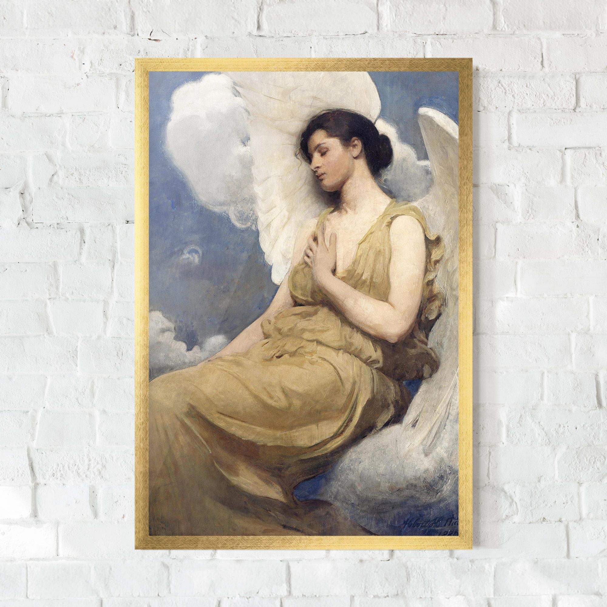 Angel Woman Painting mockup 0