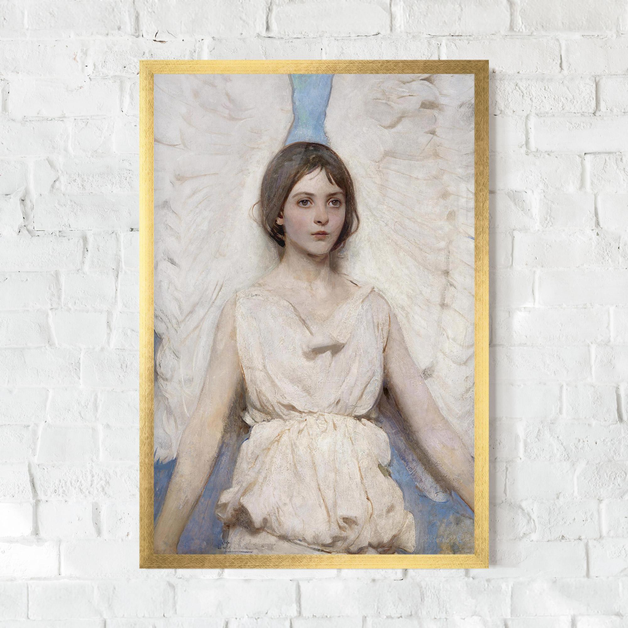 Keretezett Poszter Pretty Angel Painting mockup 0