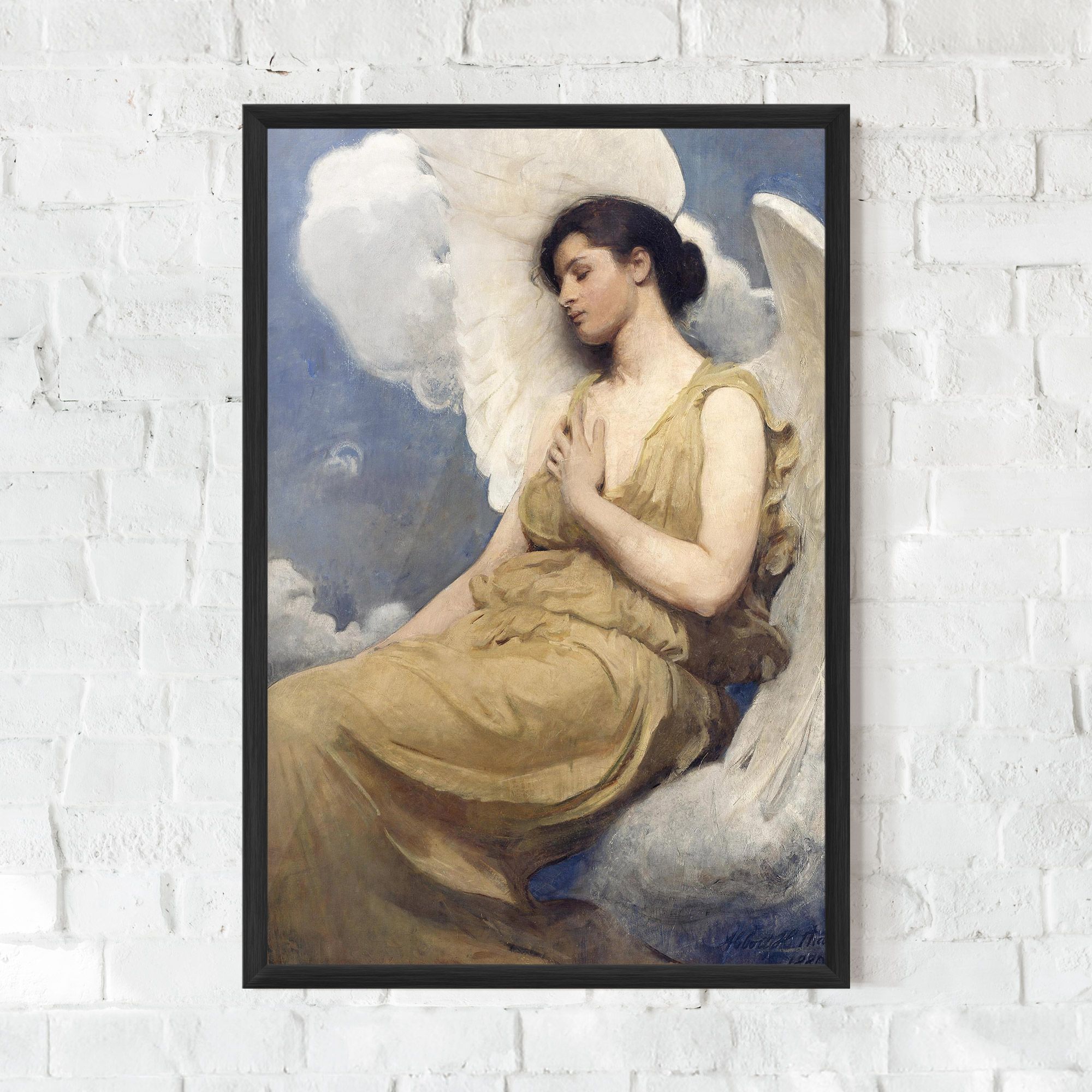 Angel Woman Painting mockup 0