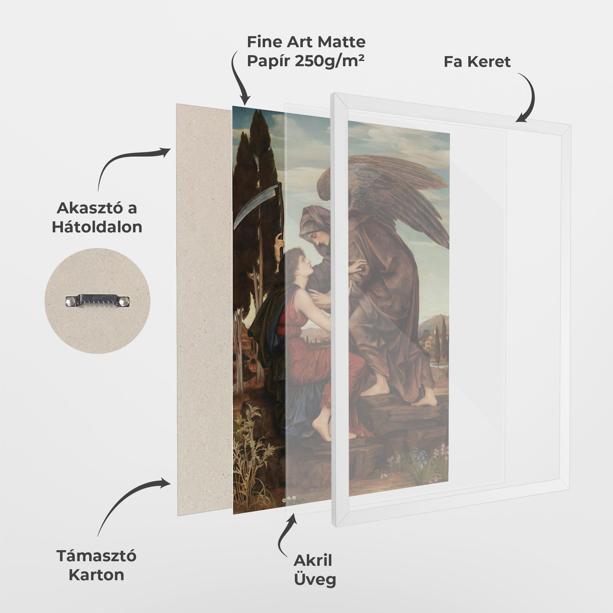 Keretezett Poszter Angel Of Death mockup 1