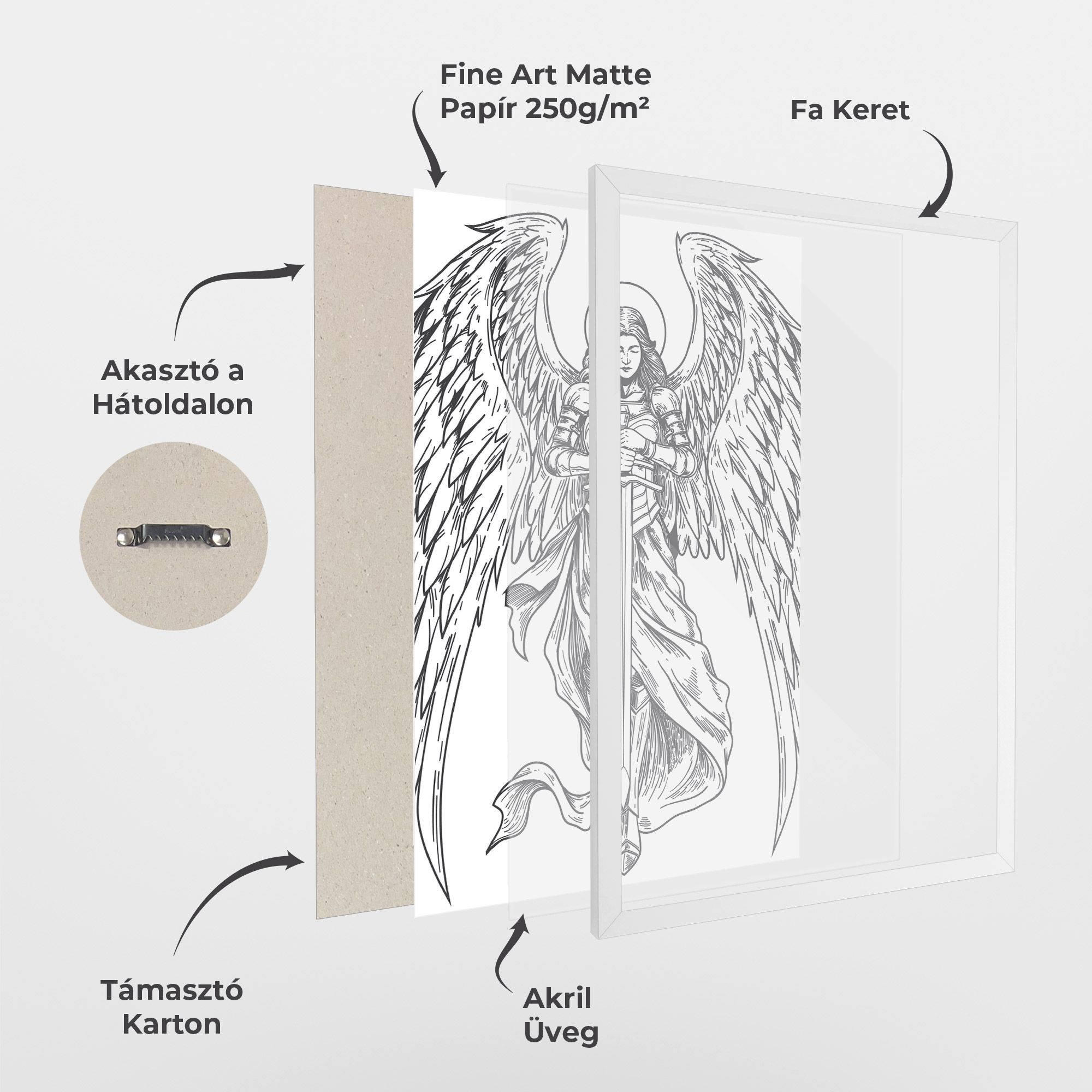 Grey Line Angel mockup 1