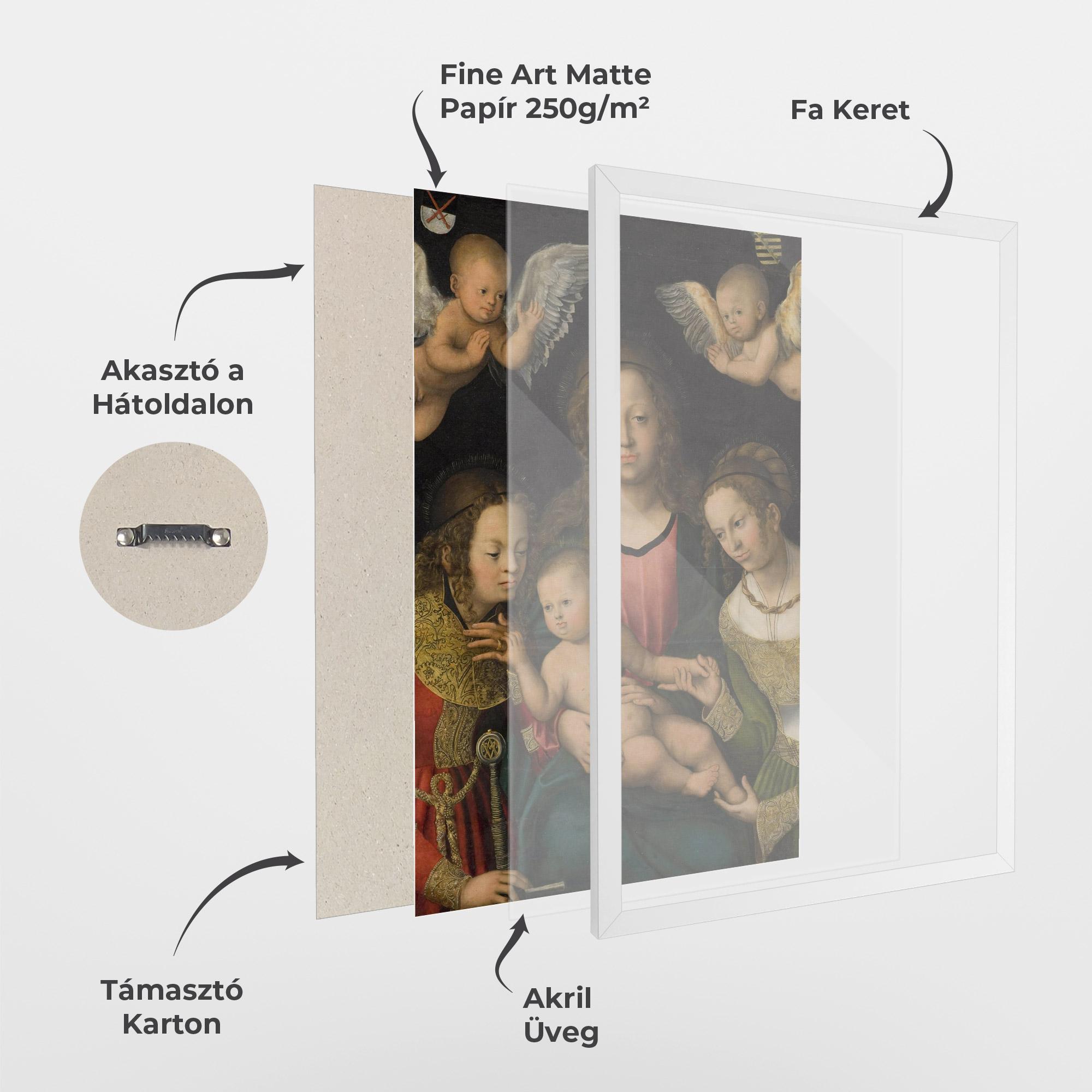 Keretezett Poszter Small Little Angels mockup 1