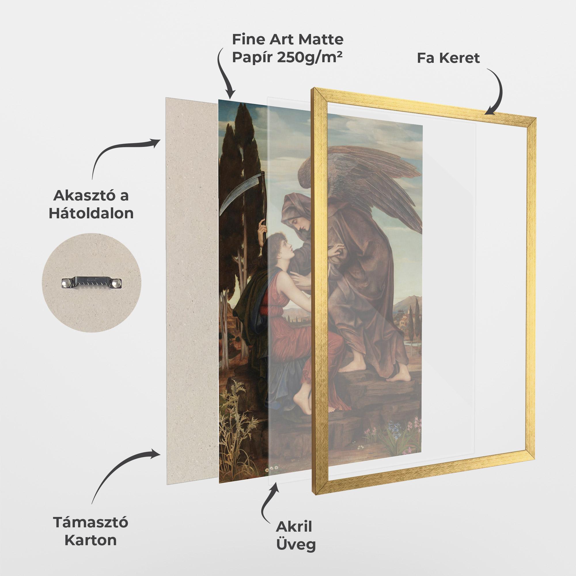 Keretezett Poszter Angel Of Death mockup 1