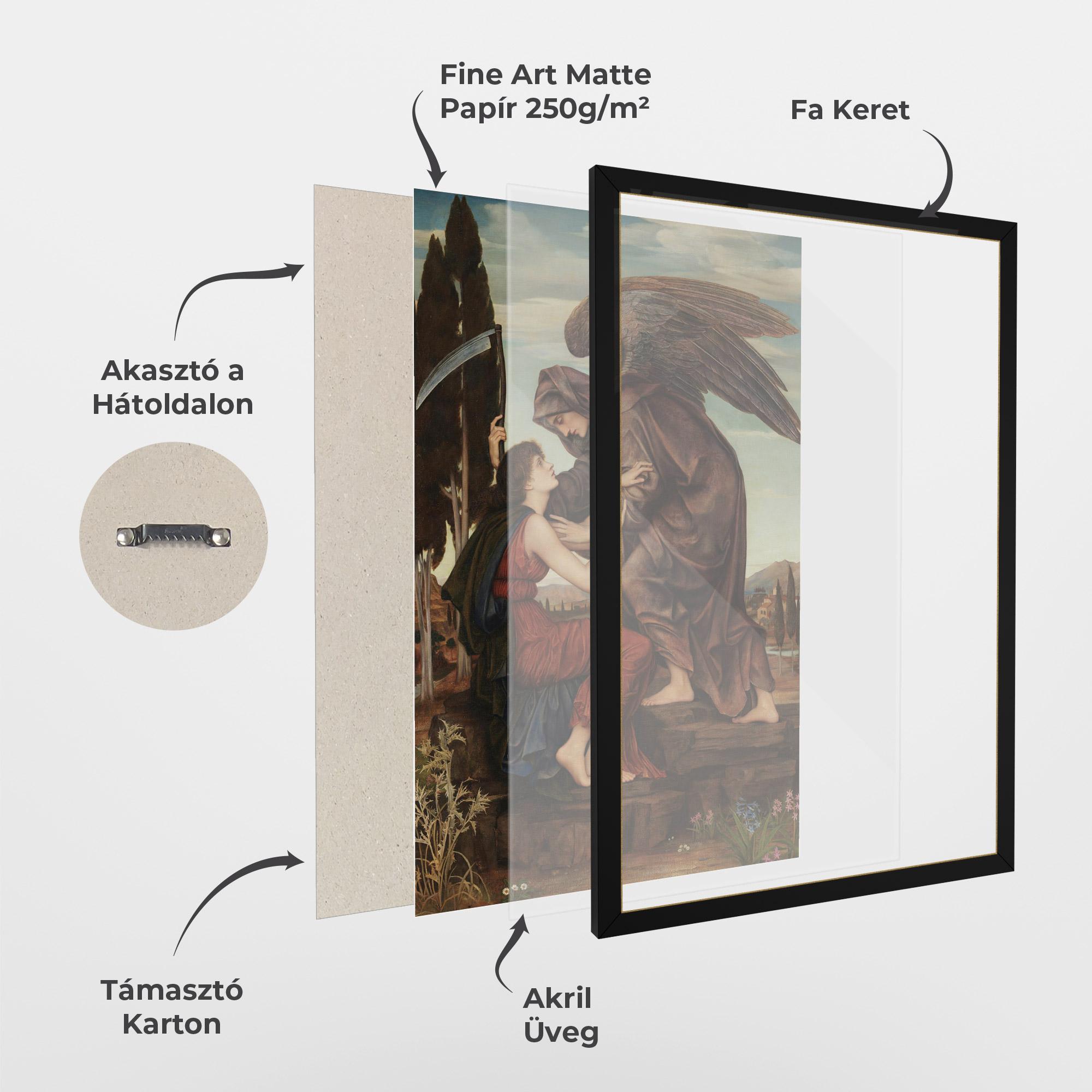 Keretezett Poszter Angel Of Death mockup 1