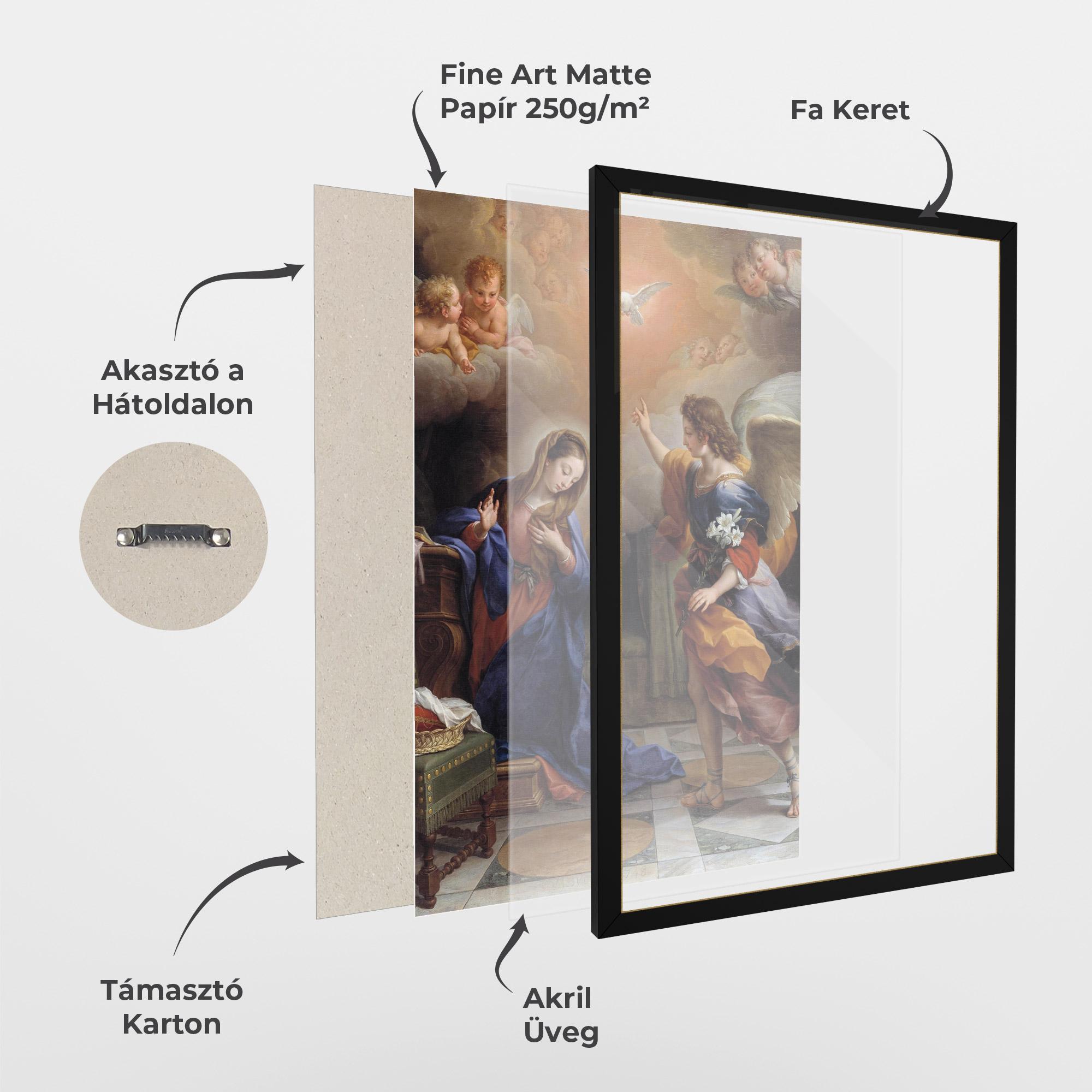 Keretezett Poszter Lucky Bird mockup 1