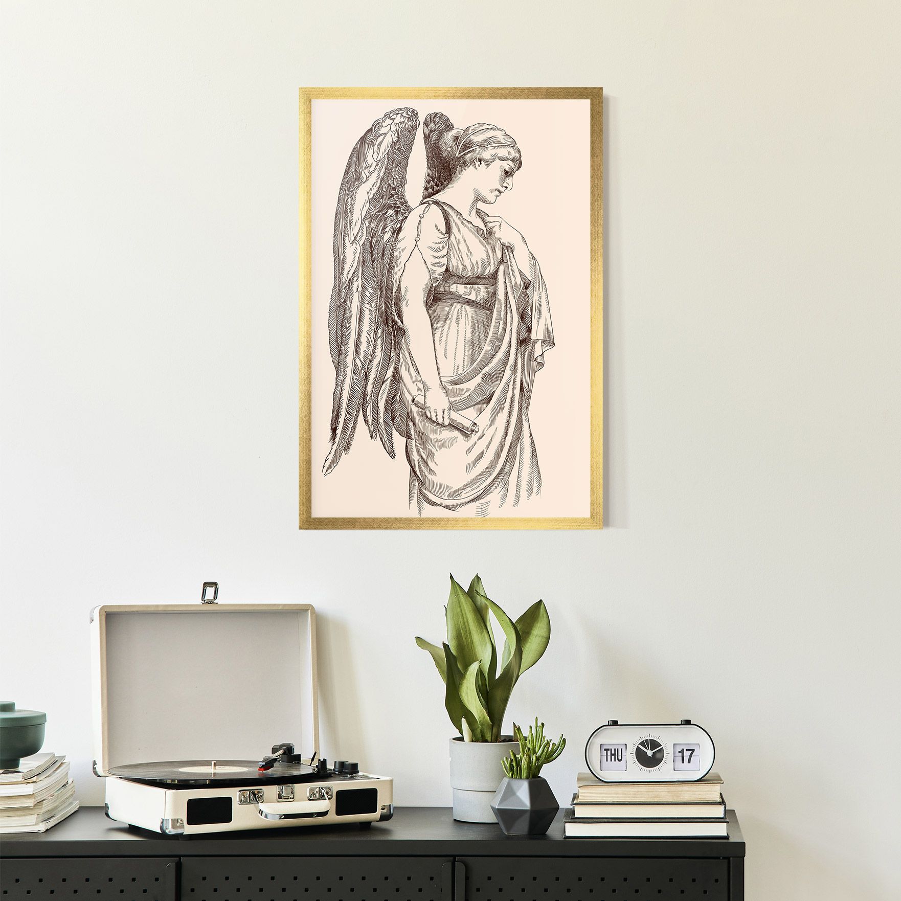 Angel Brown Line mockup 2