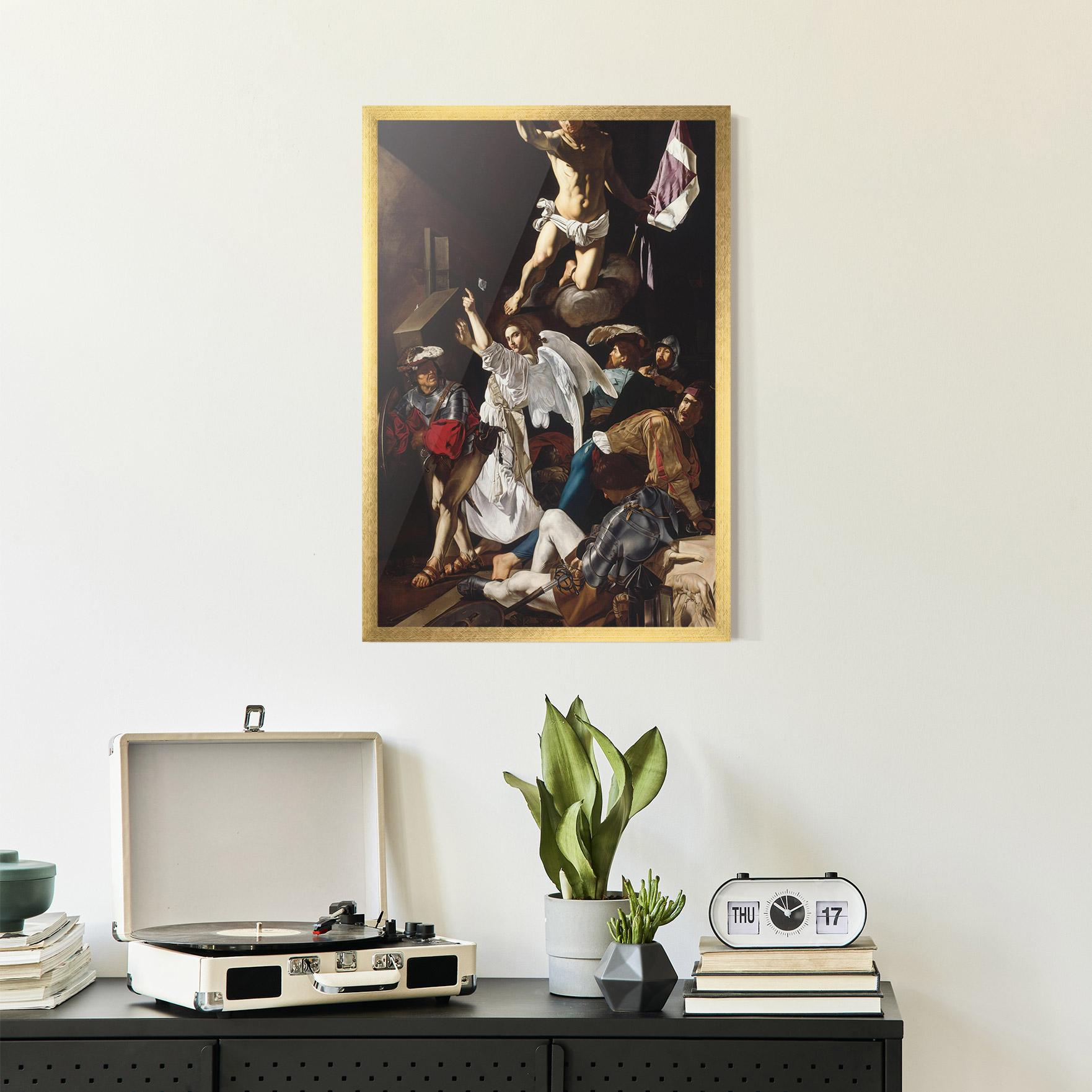 Keretezett Poszter Angel Painting mockup 2