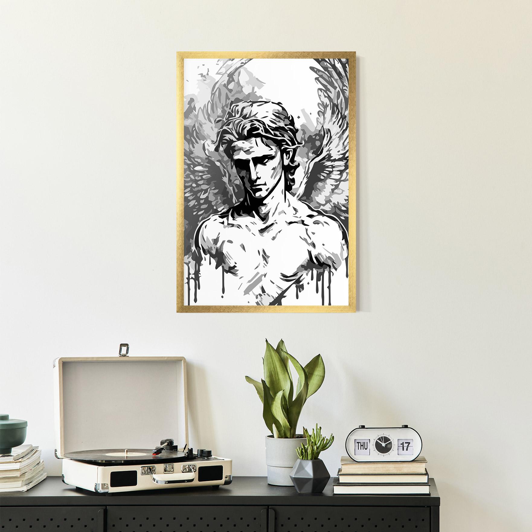 Keretezett Poszter Beautiful Angel mockup 2