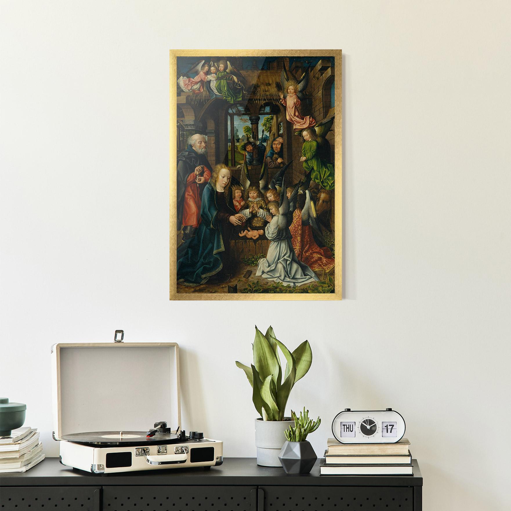 Keretezett Poszter Small Angels Praying mockup 2