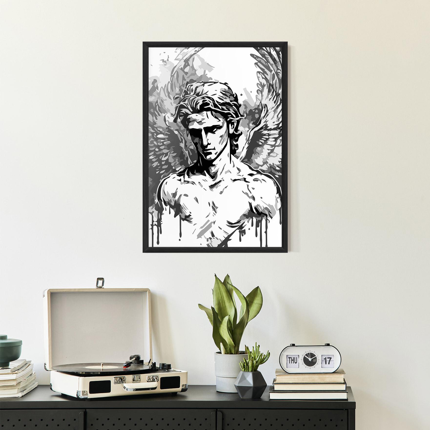 Keretezett Poszter Beautiful Angel mockup 2