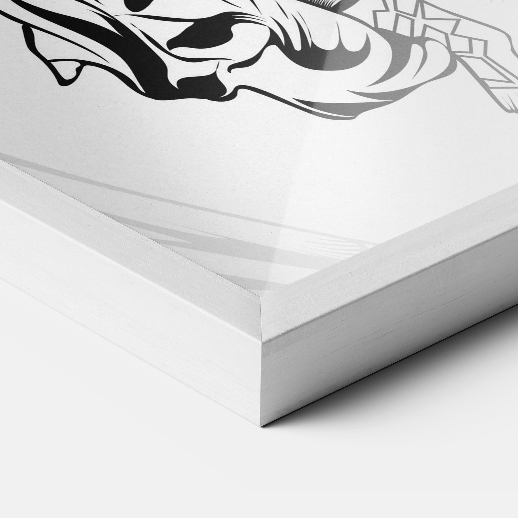 Keretezett Poszter Angel Fight mockup 3