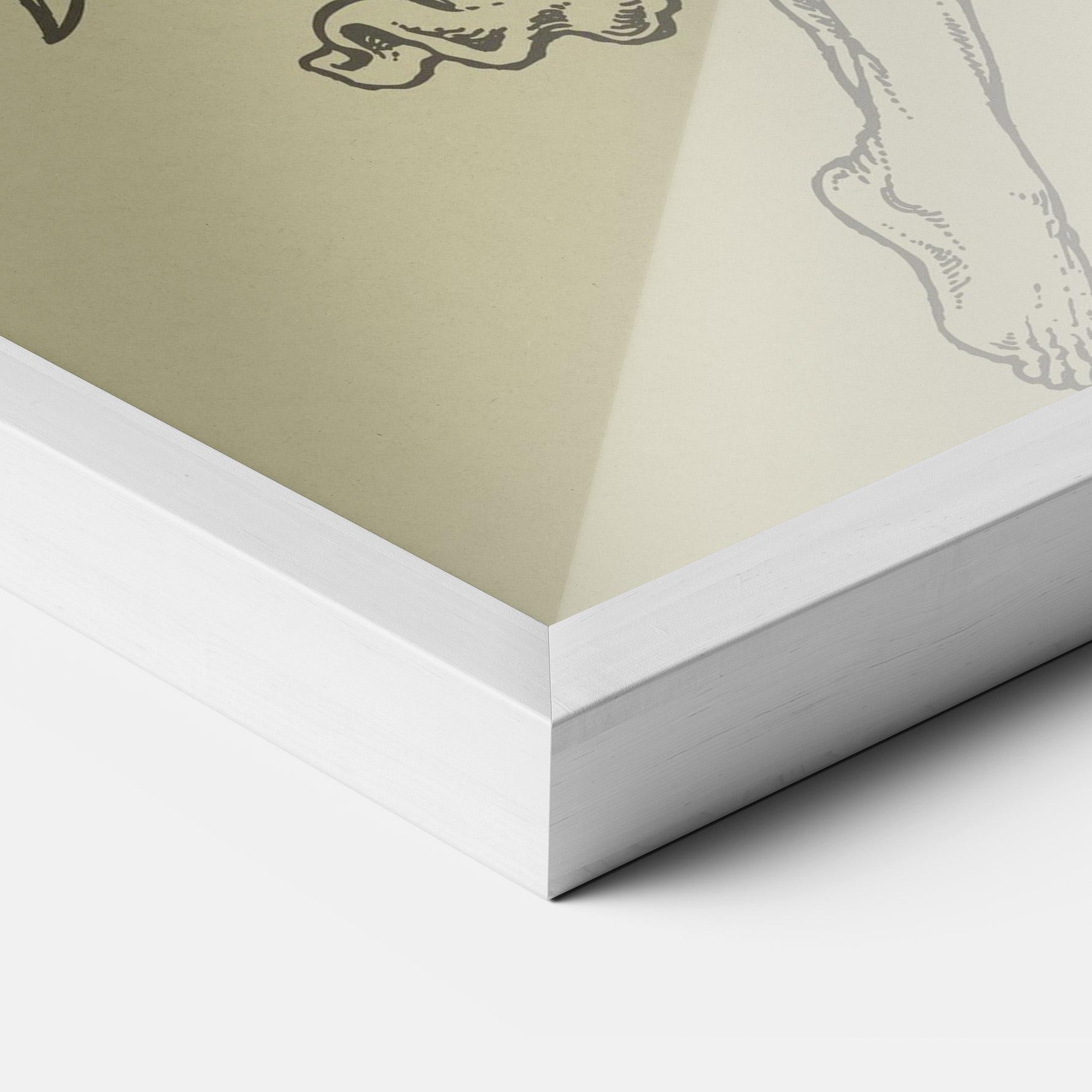 Keretezett Poszter Angel Fighter mockup 3