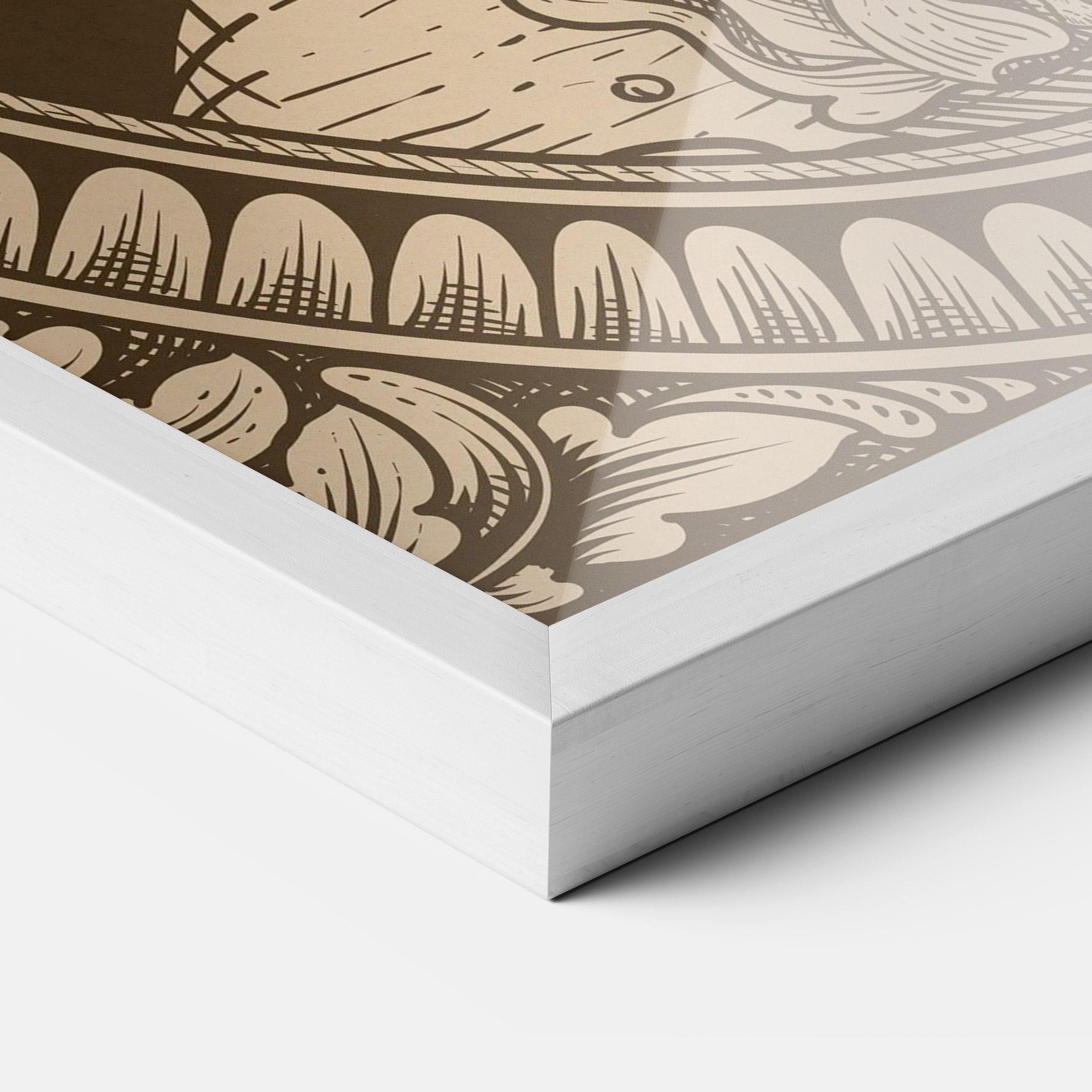 Keretezett Poszter Cream Angel mockup 3