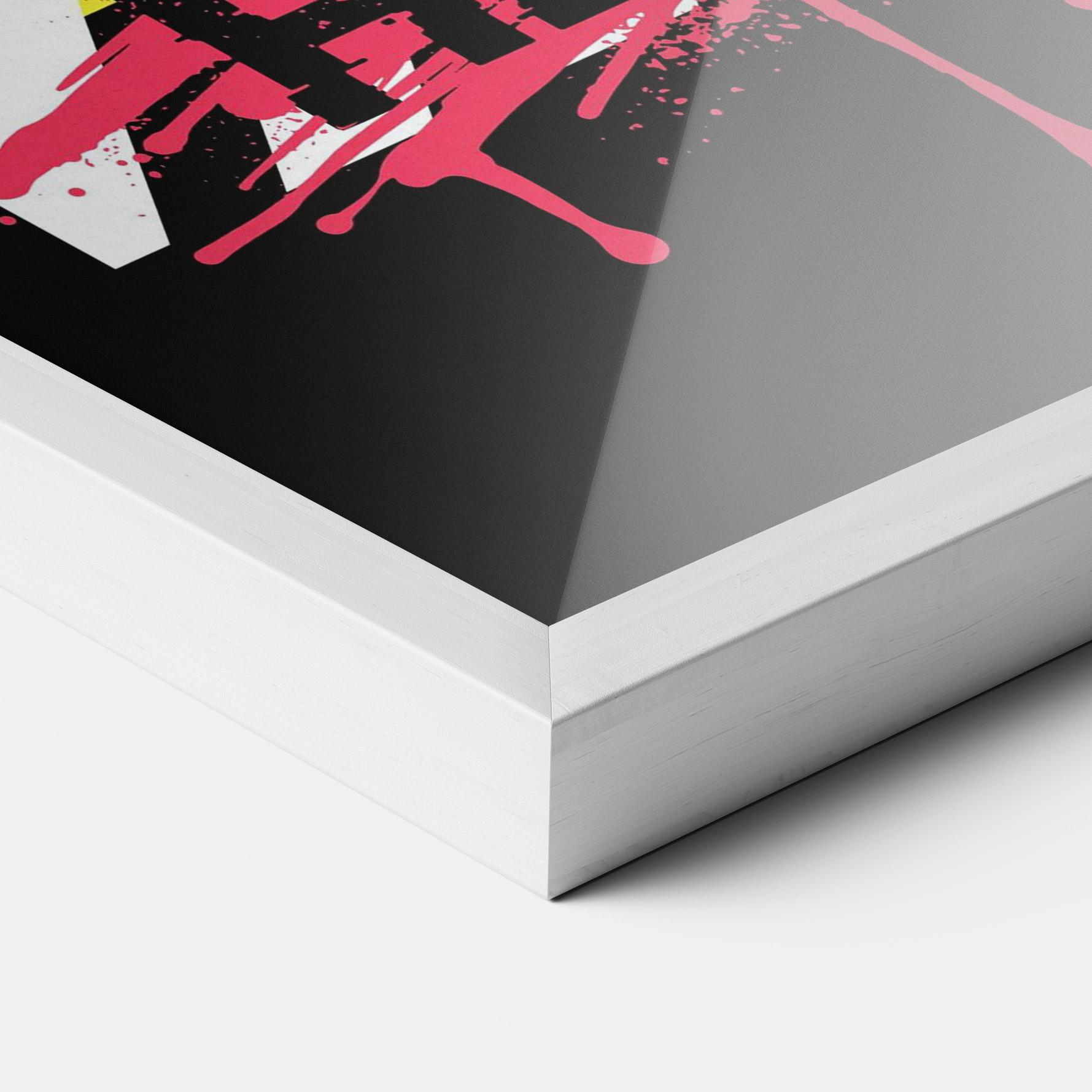 Keretezett Poszter Fake Heroes mockup 3